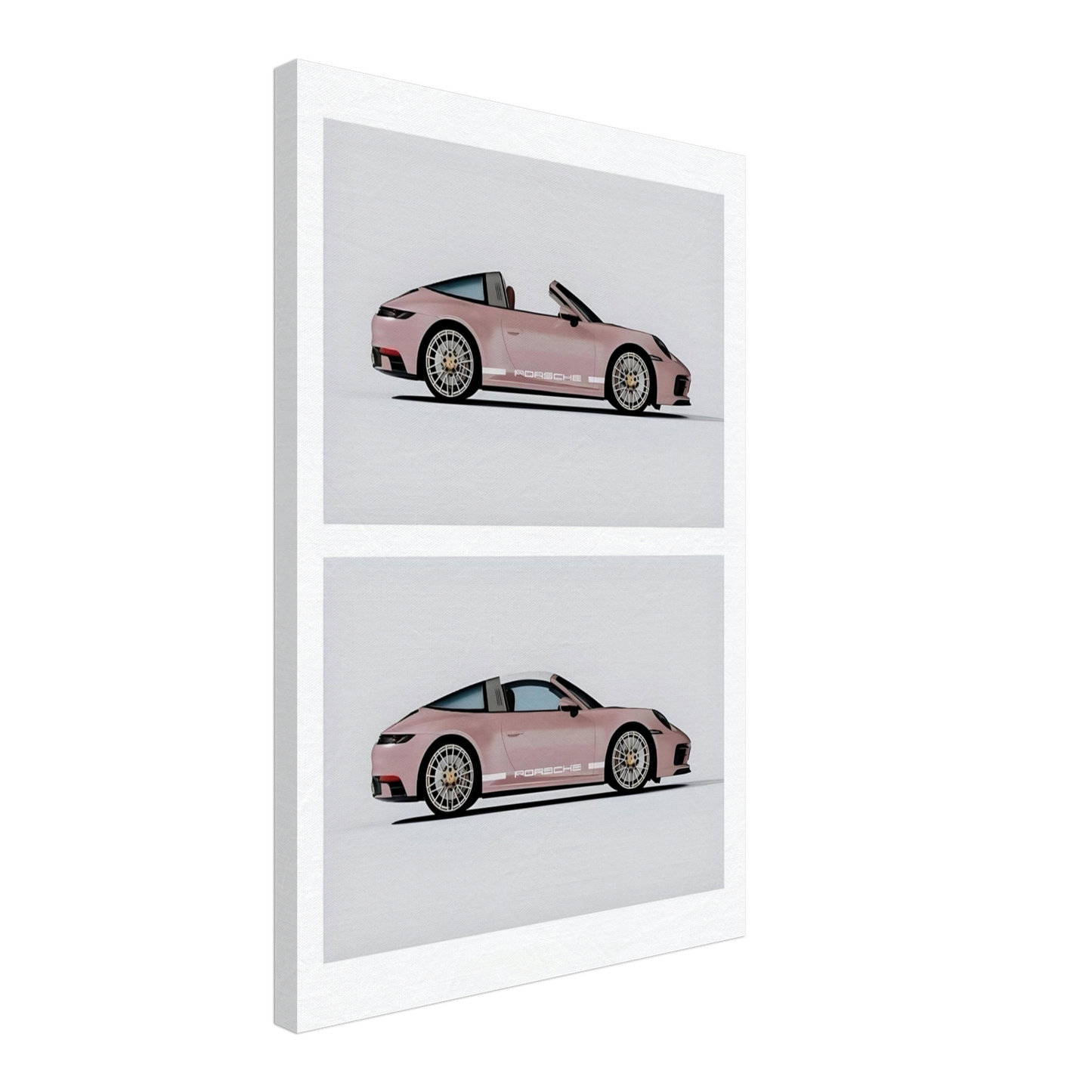 Pink Porsche 911 - Canvas