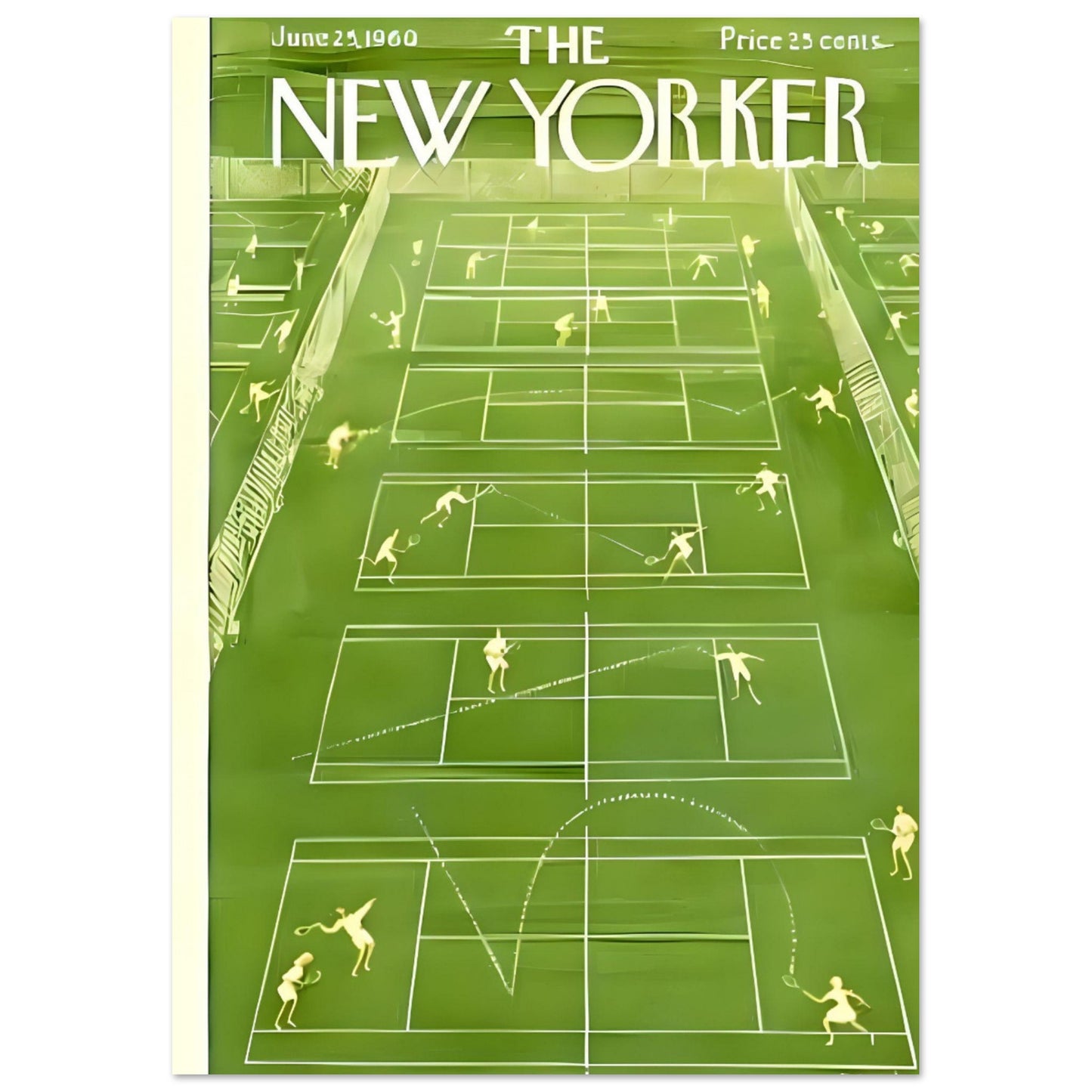 New Yorker Cover - June 25th, 1960 by Anatol Kovarsky - Poster