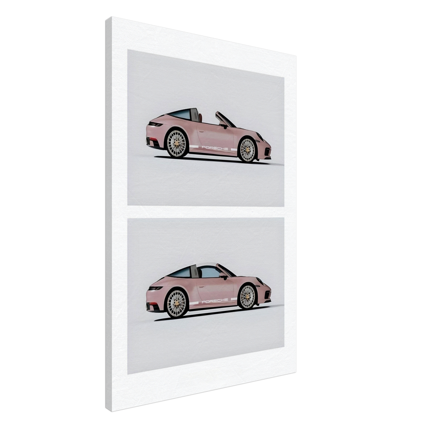 Pink Porsche 911 - Canvas