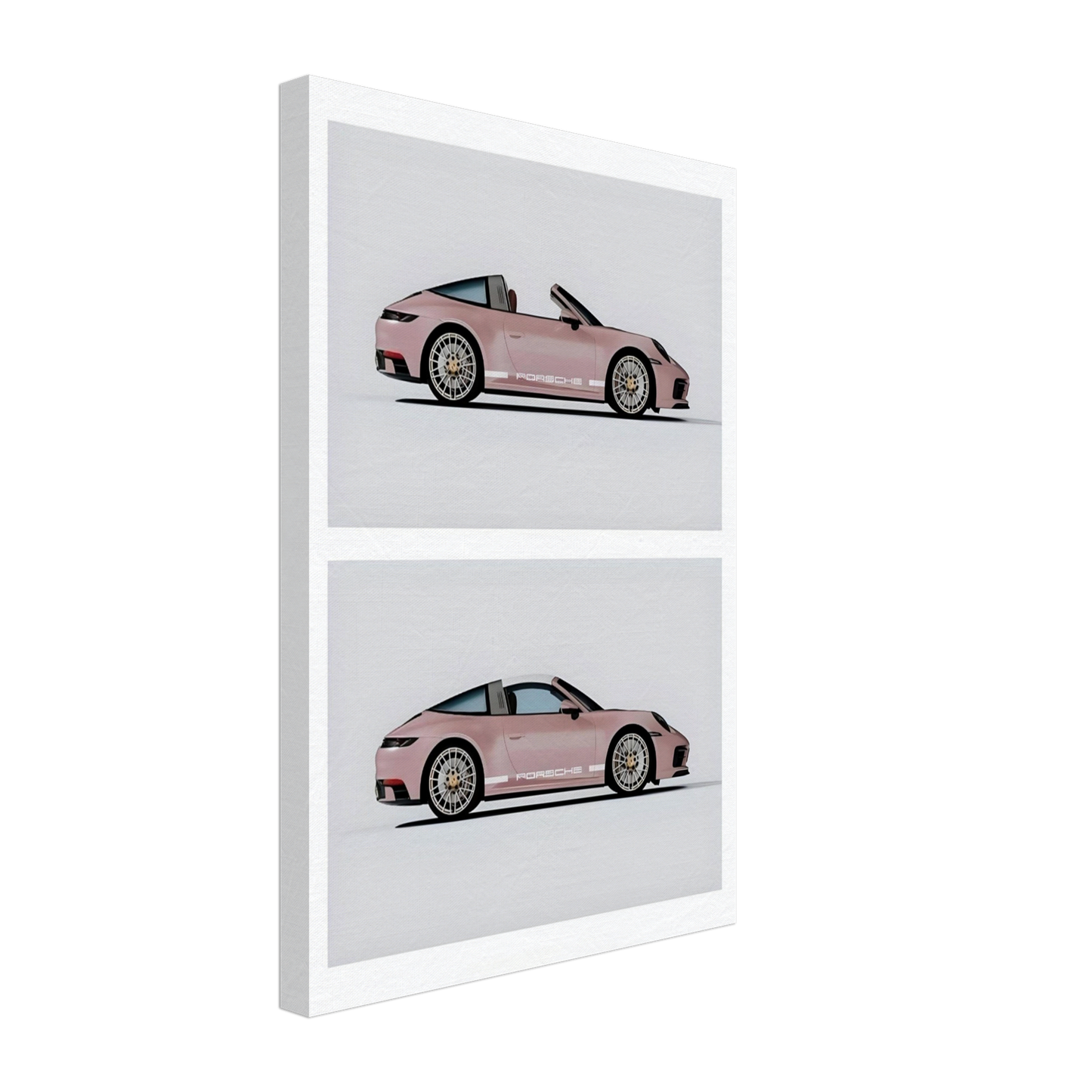 Pink Porsche 911 - Canvas