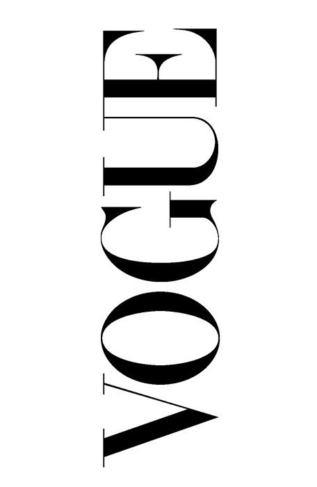 Vogue logo - poster