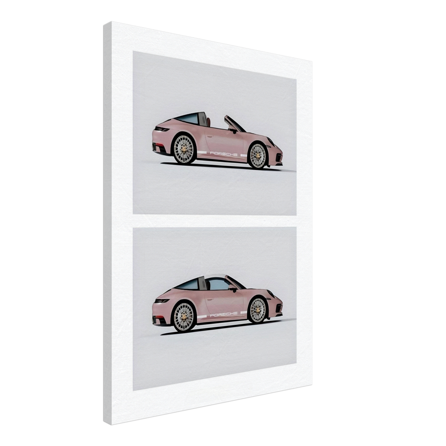Pink Porsche 911 - Canvas