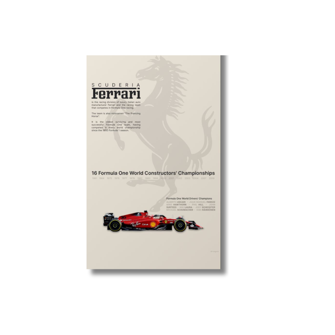 Scuderia Ferrari: F1 poster - limitless together online