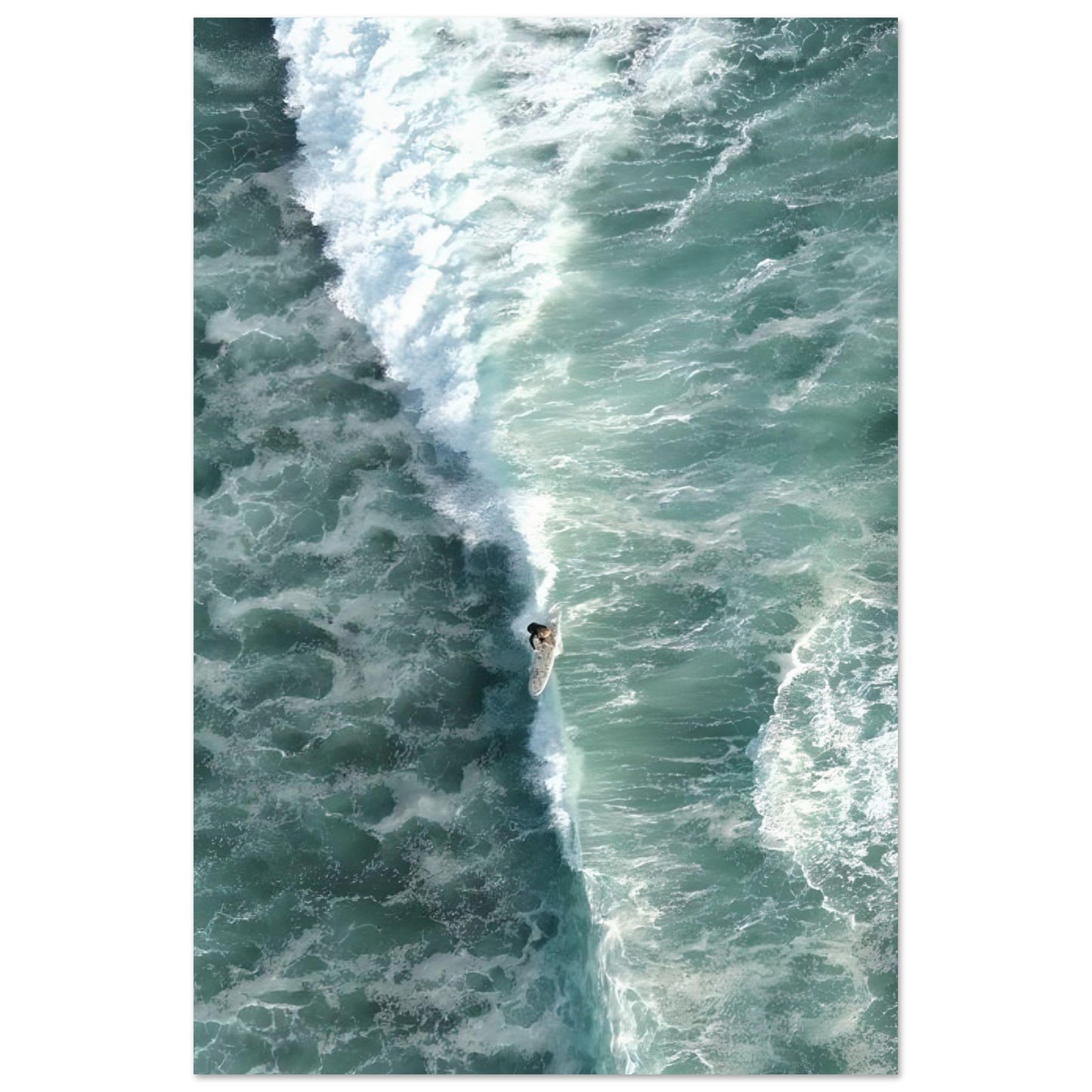 Surf Over the Waves - Poster