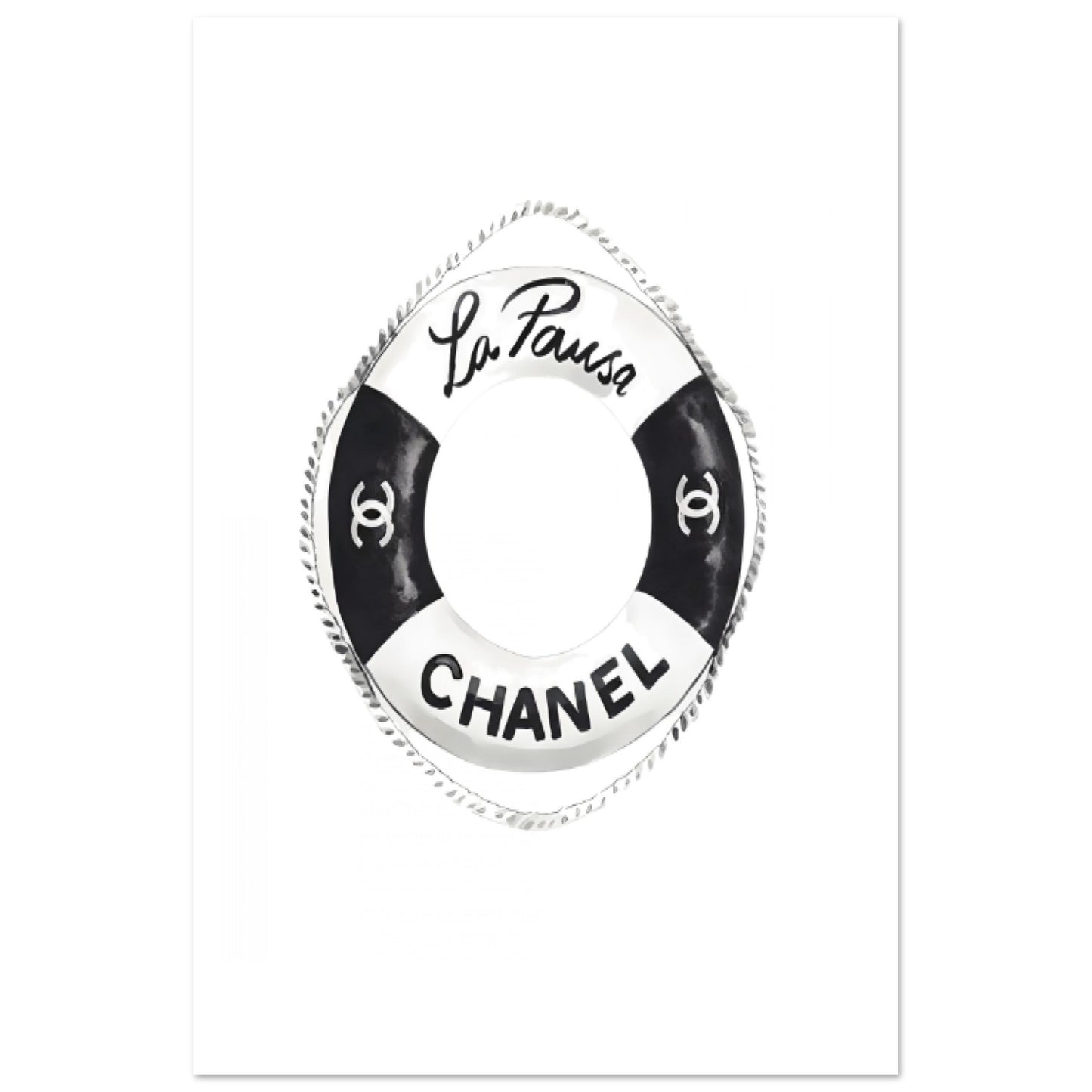 Chanel lifesaver - Poster