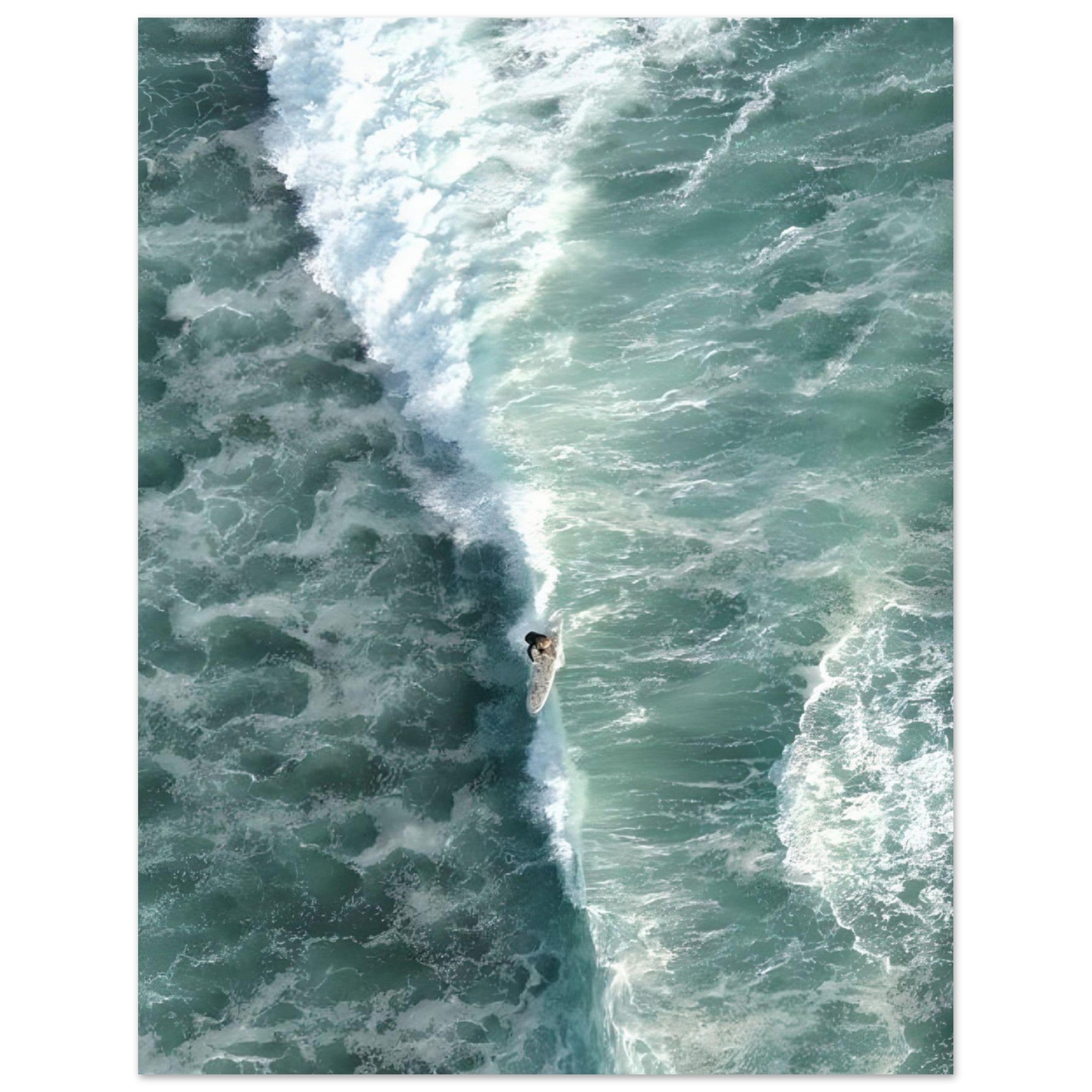 Surf Over the Waves - Poster