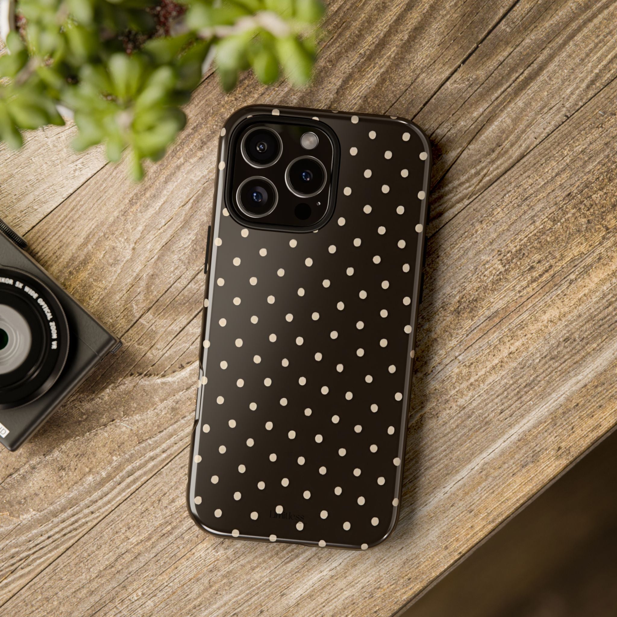 Brown Polka Dot Phone Case