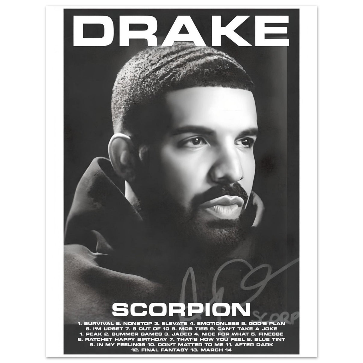 Drake Scorpion album Poster Limitless Together