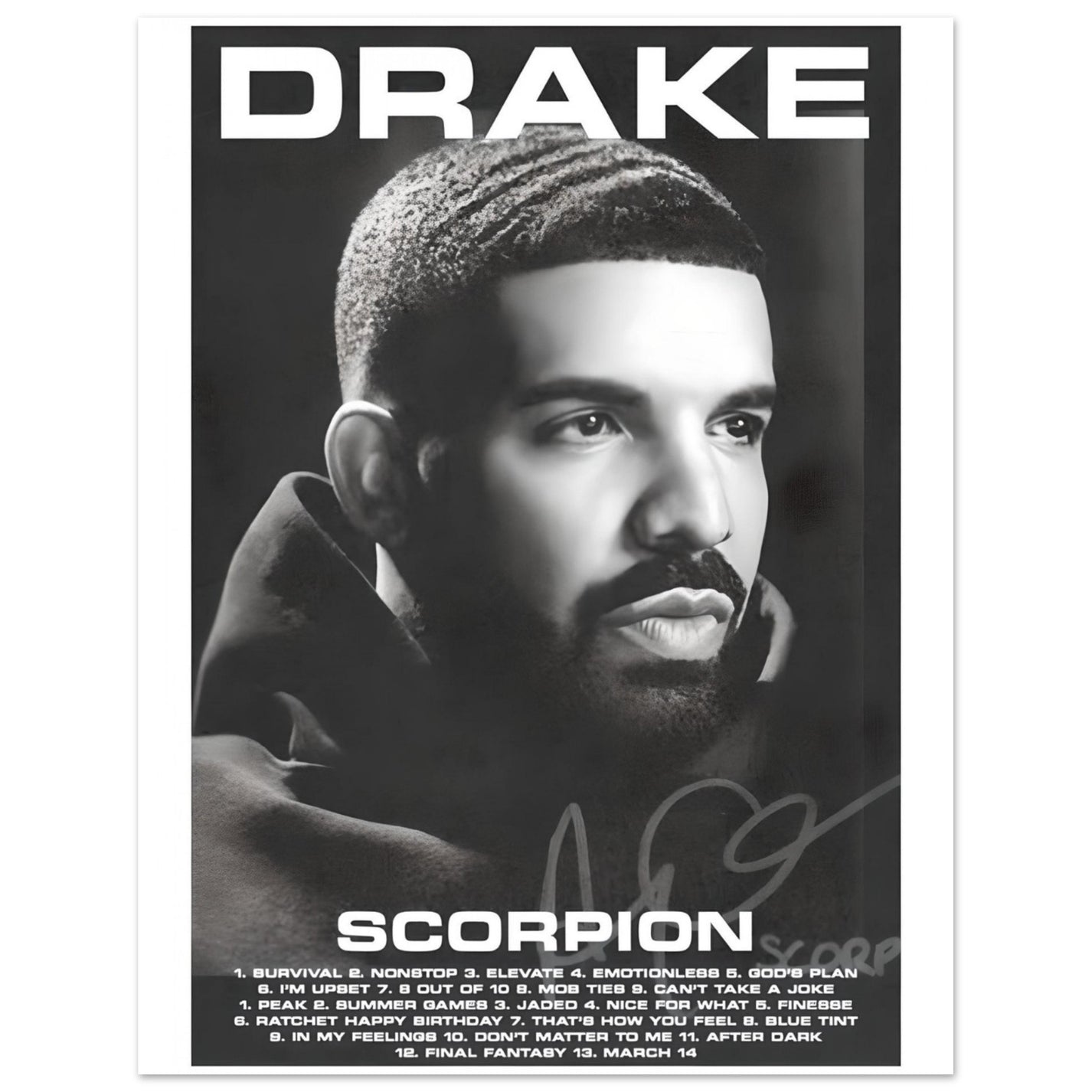 Drake Scorpion album Poster Limitless Together