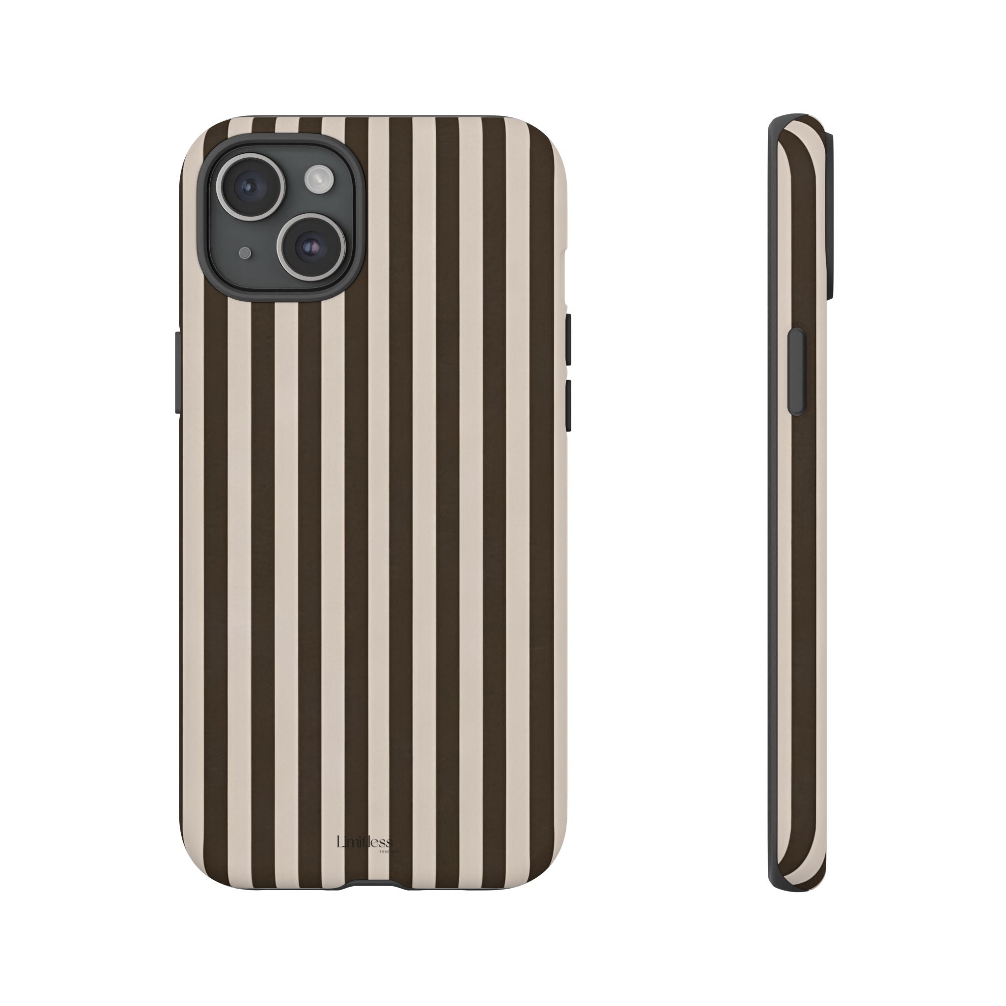 Striped Retro Brown Phone Case