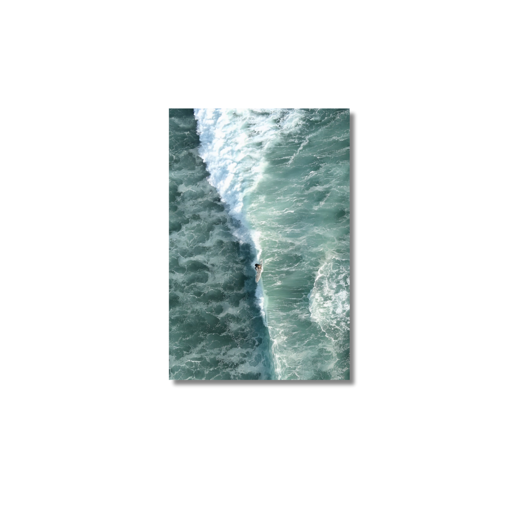 Surf Over the Waves - Poster