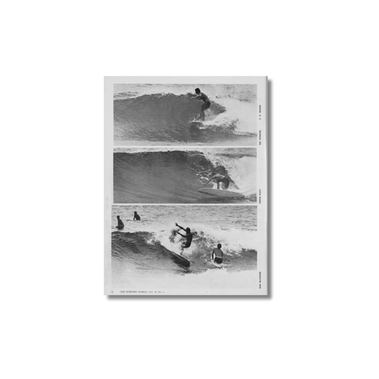 B&W: riding the waves - Poster
