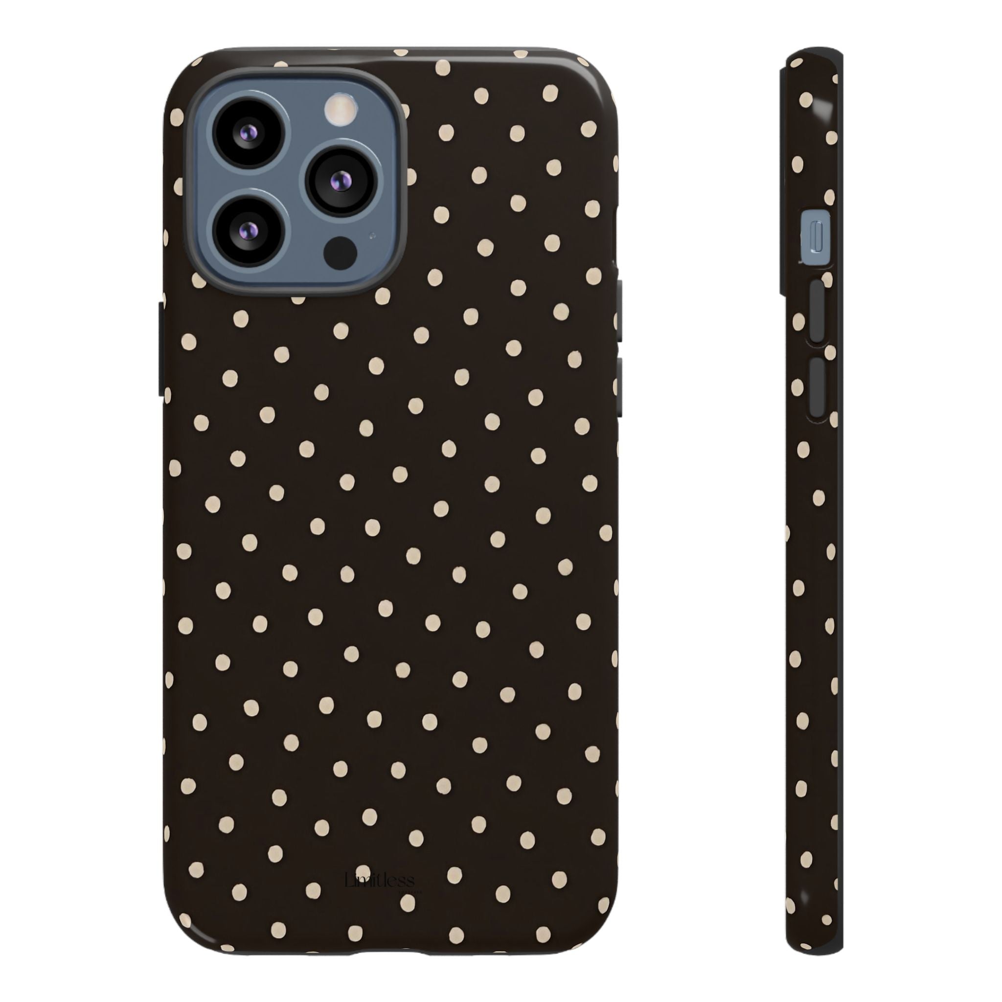 Brown Polka Dot Phone Case