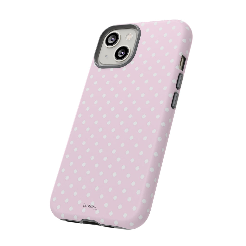 Pink Polka Dot Phone Case