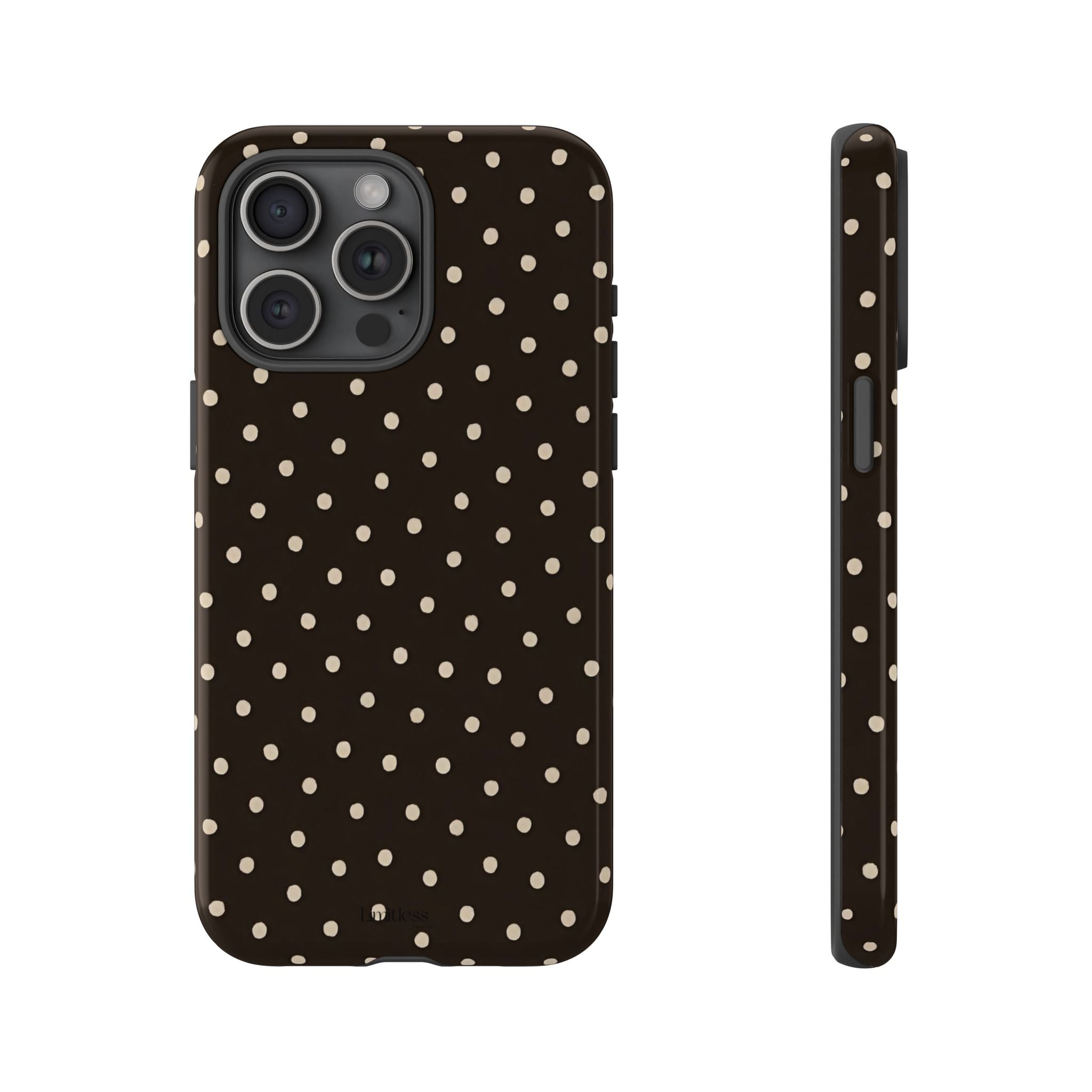 Brown Polka Dot Phone Case