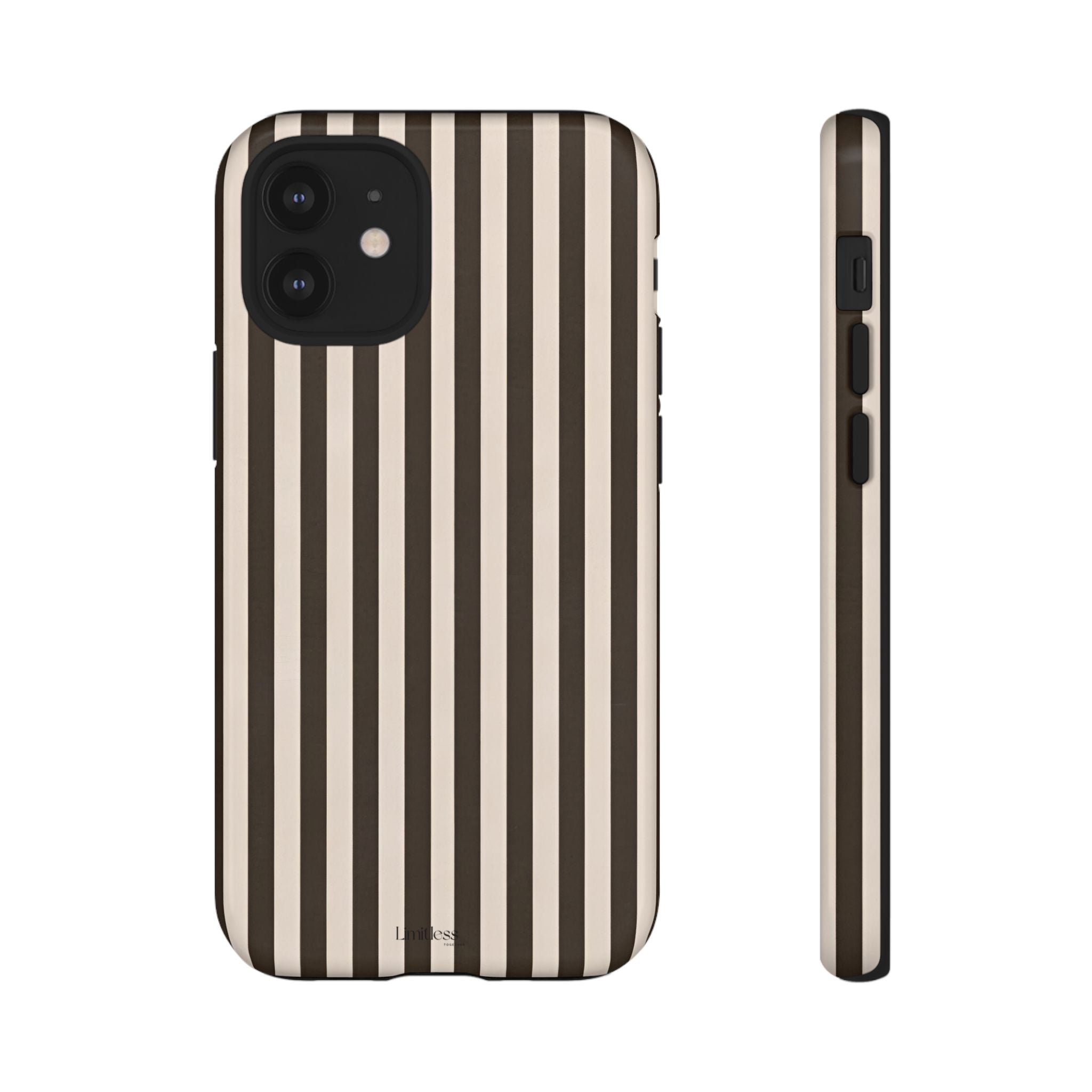 Striped Retro Brown Phone Case