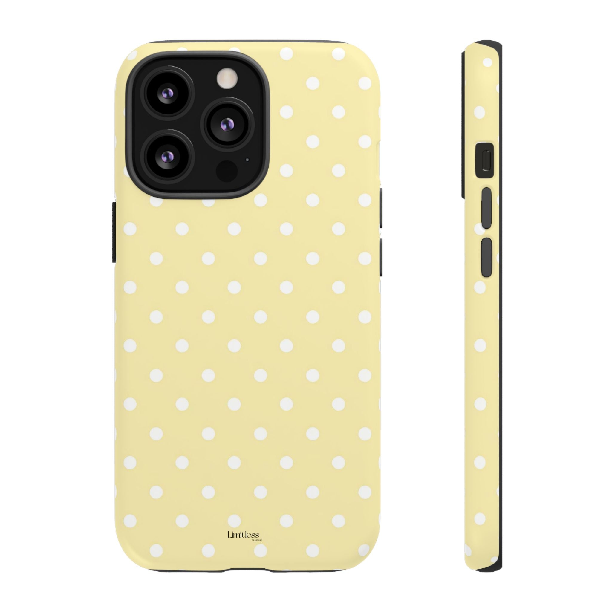 Polka Dot Yellow Phone Case