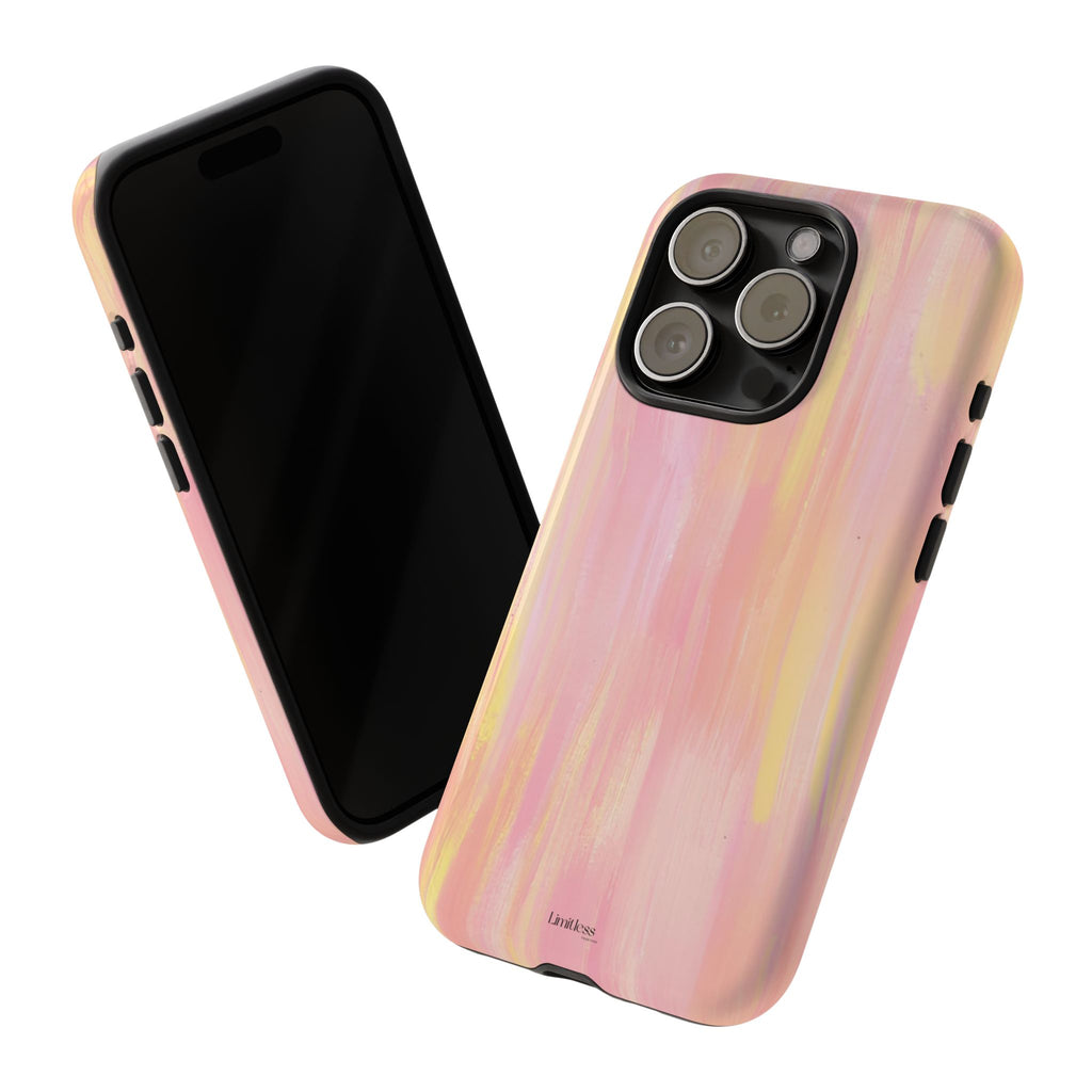 Pink Pastel Brushstroke Phone Case