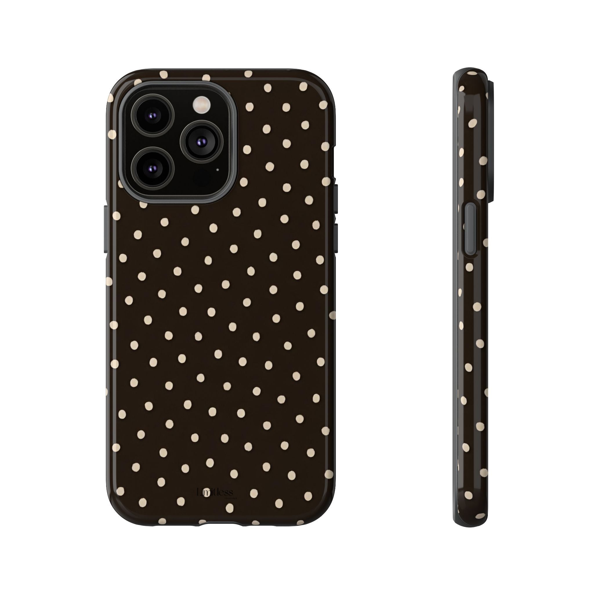 Brown Polka Dot Phone Case