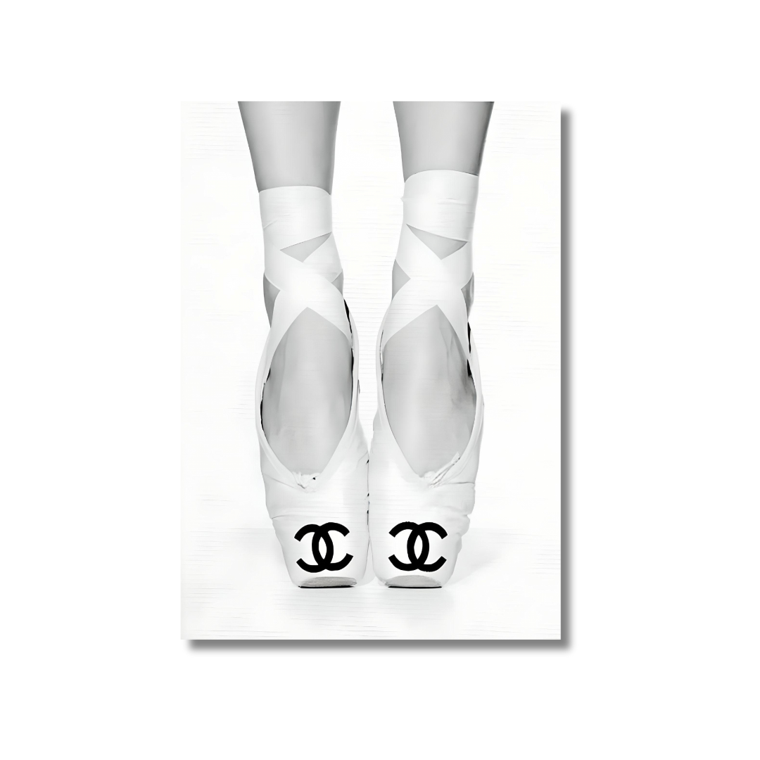 Black & White ballet Chanel -  Poster