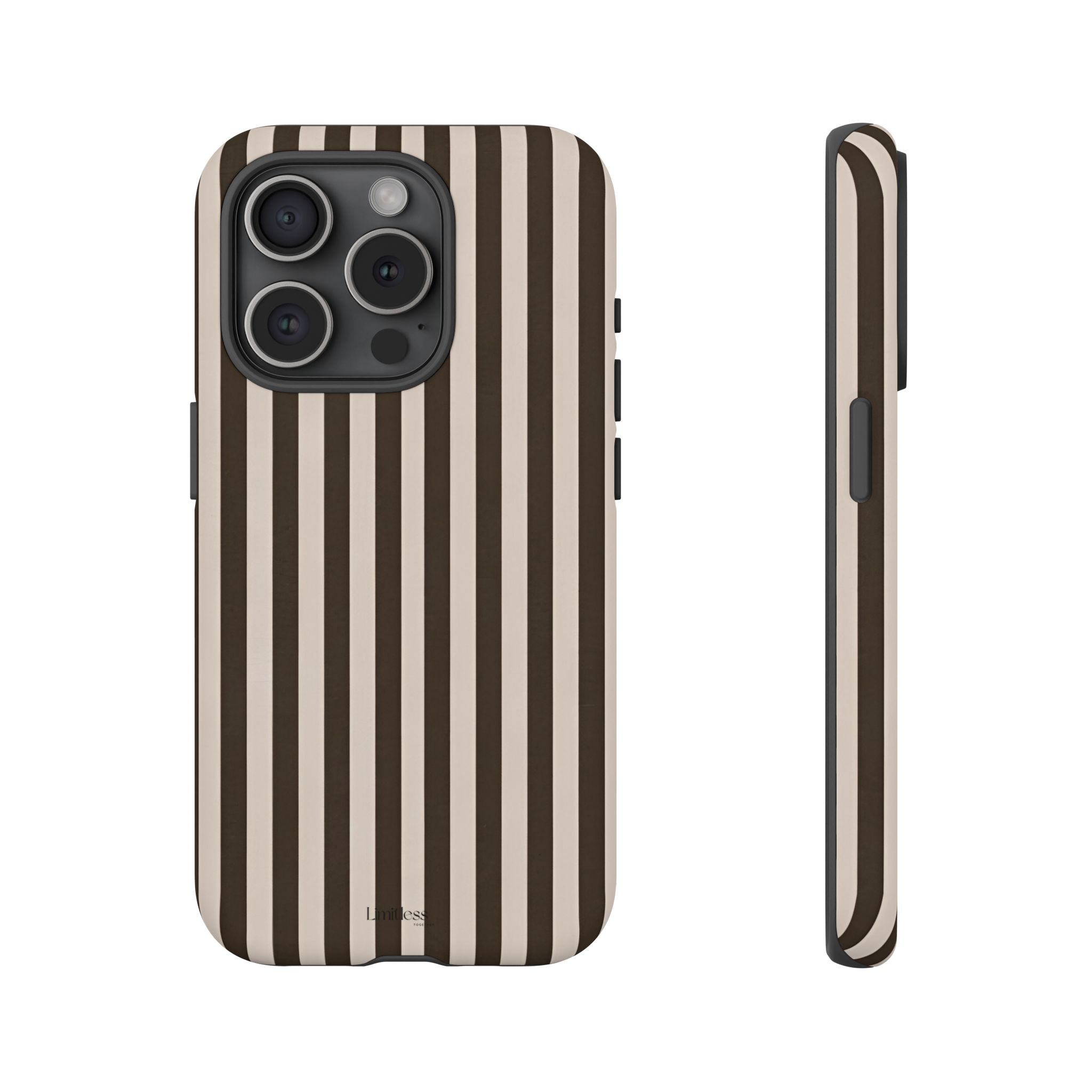 Striped Retro Brown Phone Case