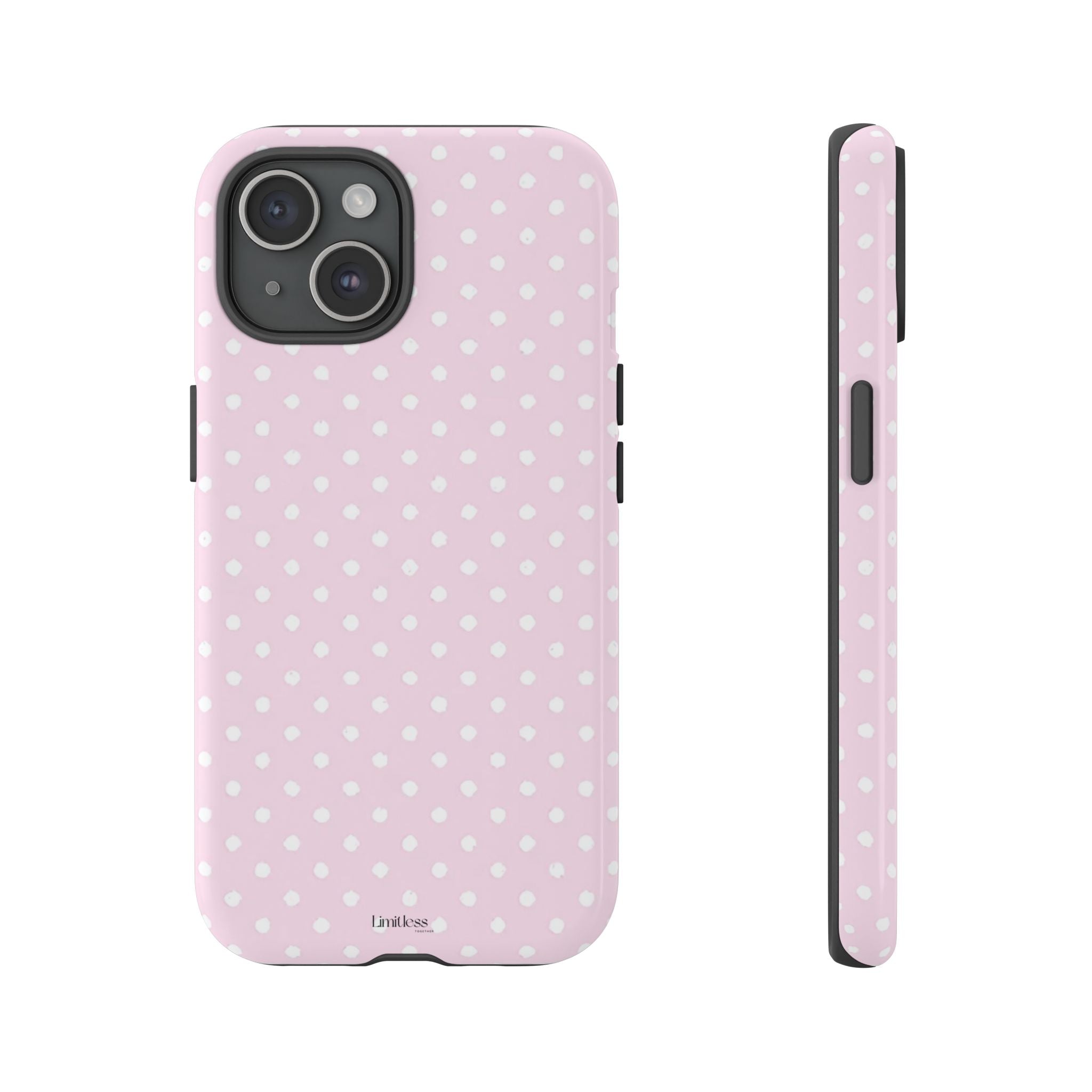 Pink Polka Dot Phone Case