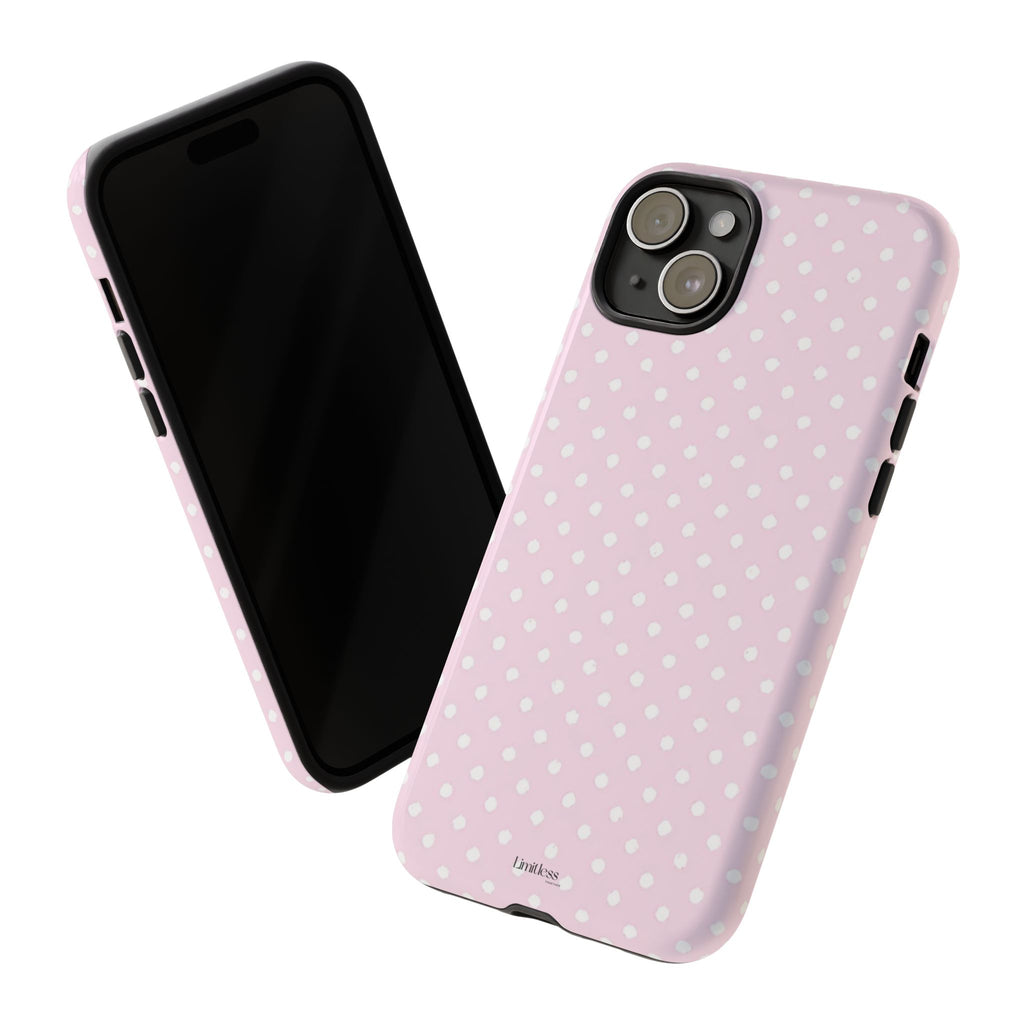 Pink Polka Dot Phone Case