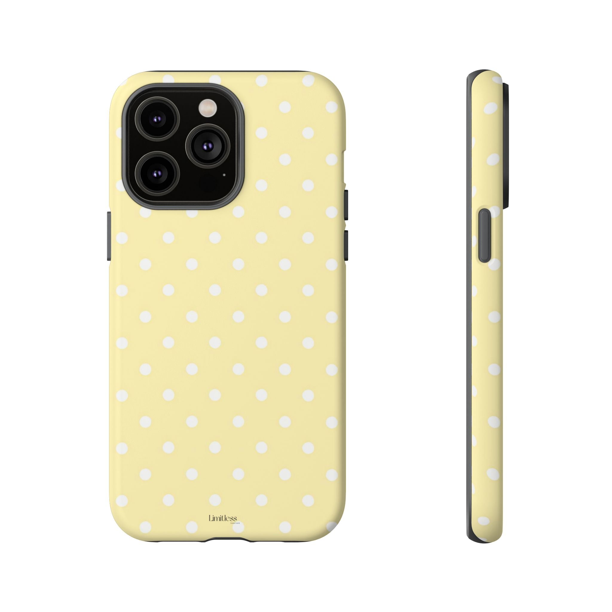 Polka Dot Yellow Phone Case