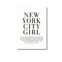 New York City girl -  Poster