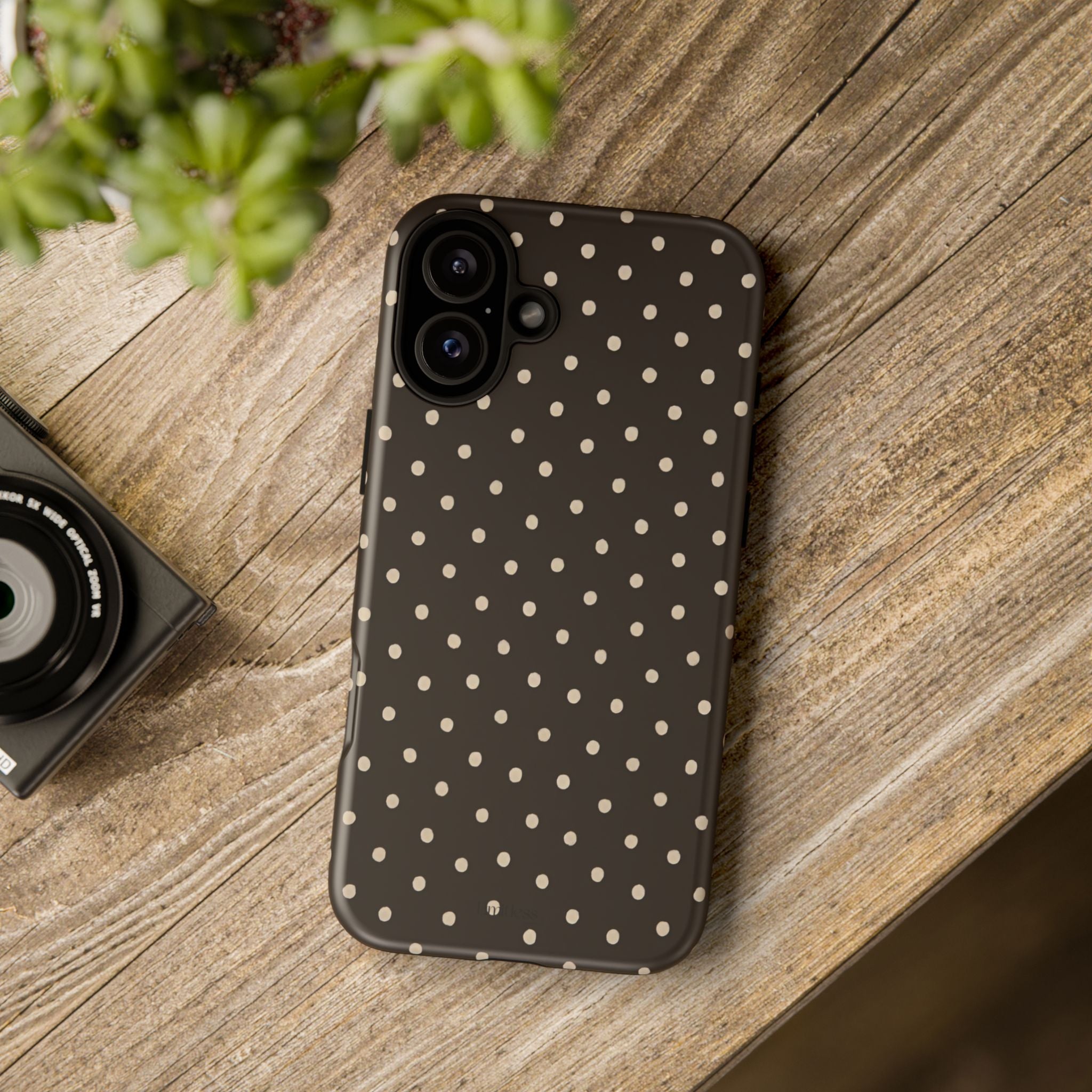 Brown Polka Dot Phone Case