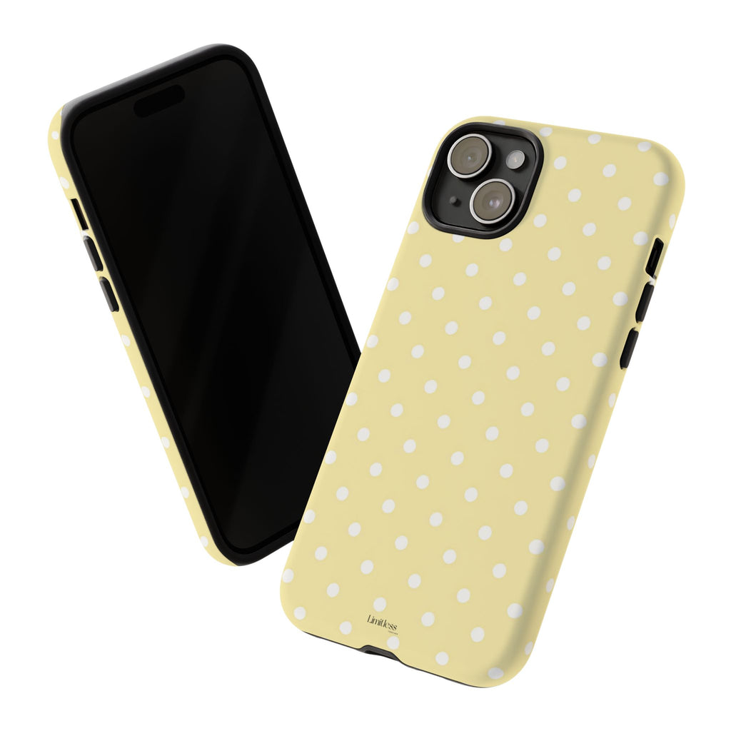 Polka Dot Yellow Phone Case