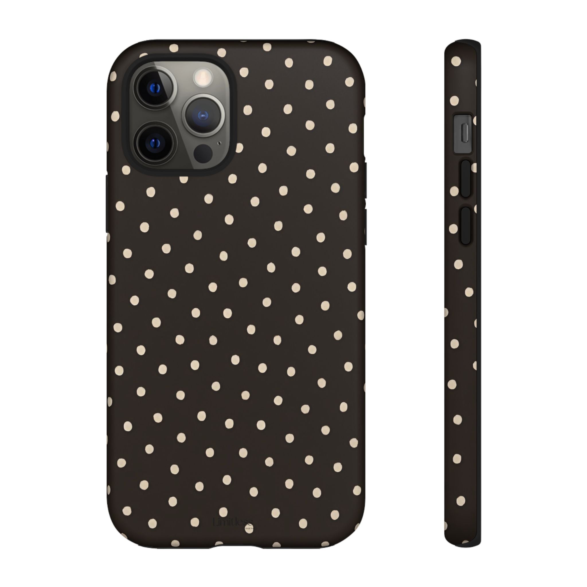 Brown Polka Dot Phone Case