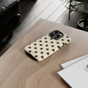Brown Polka Dot Phone Case -  Tough Case