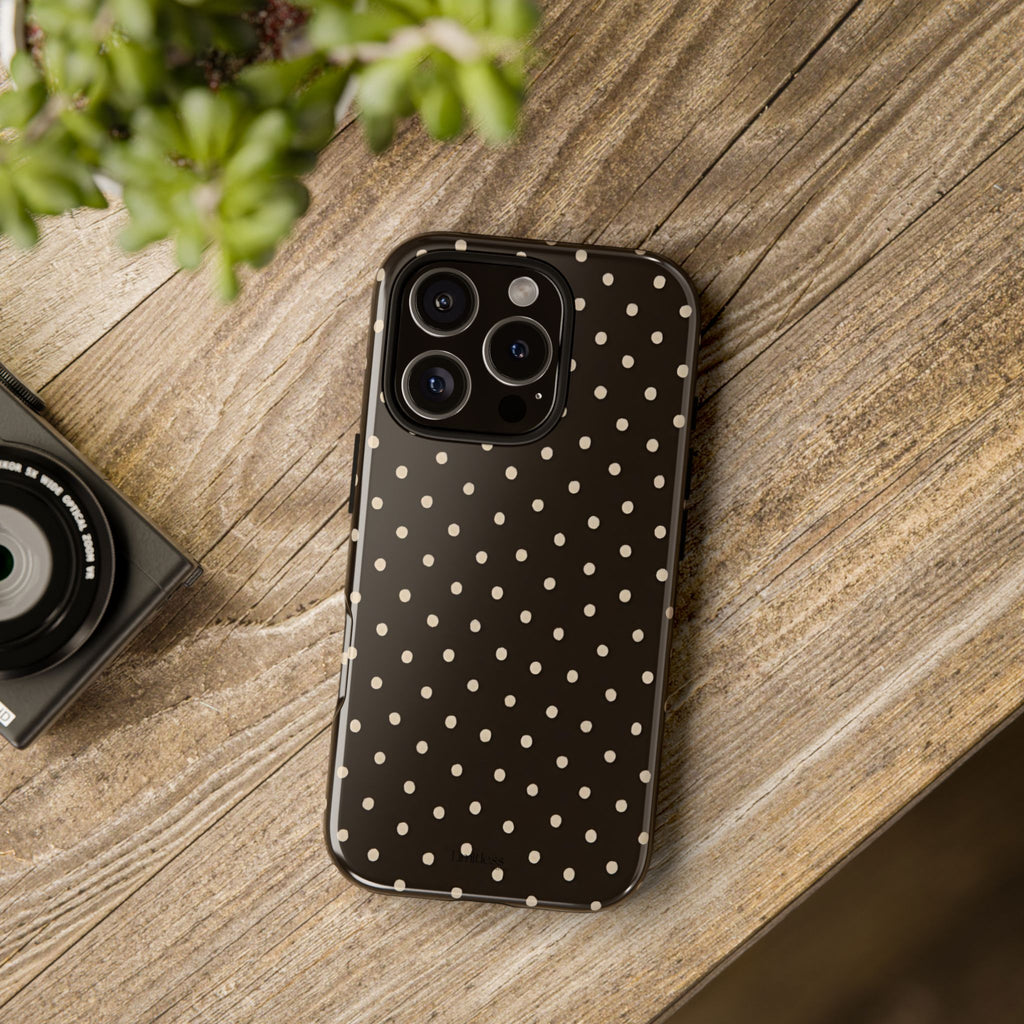 Brown Polka Dot Phone Case