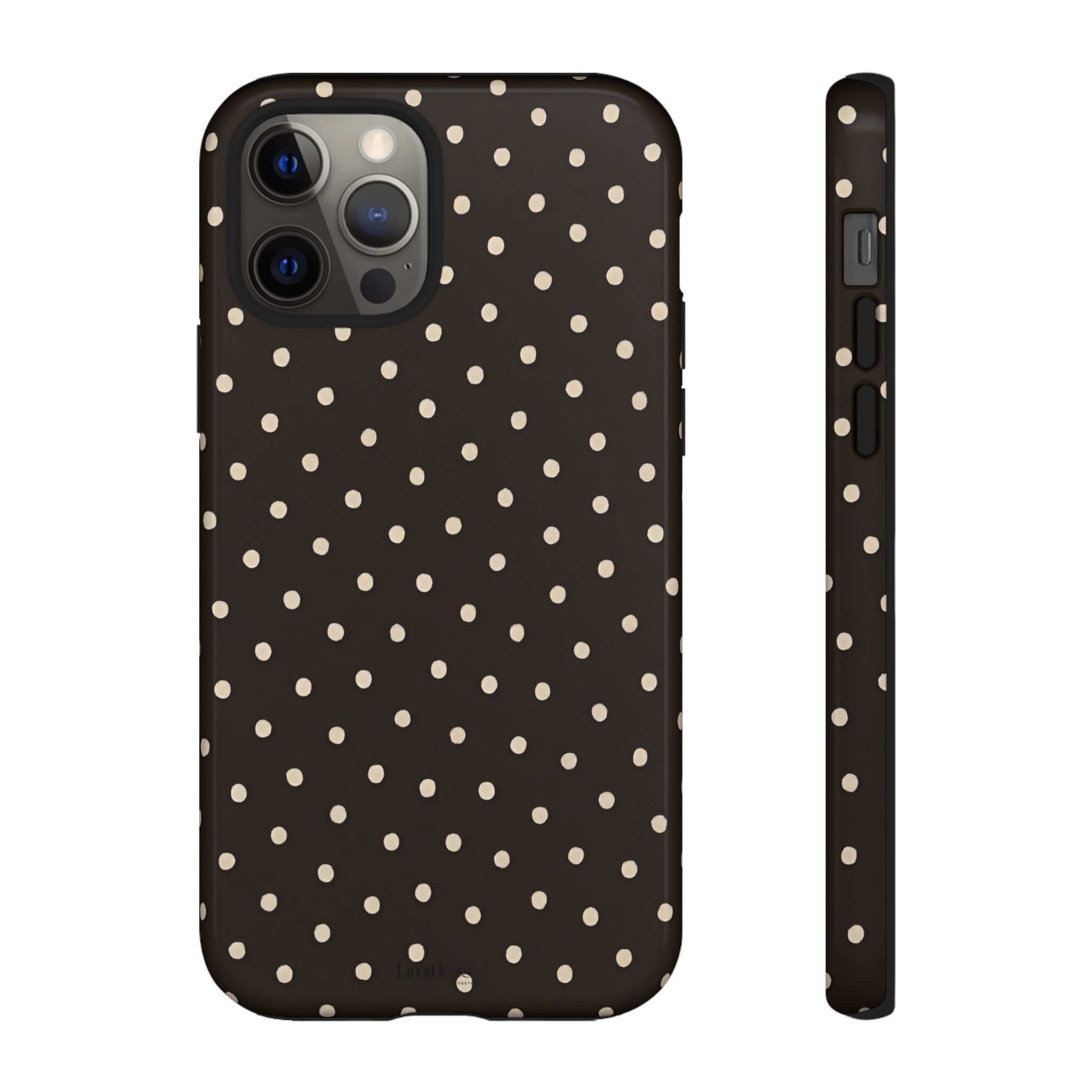 Brown Polka Dot Phone Case
