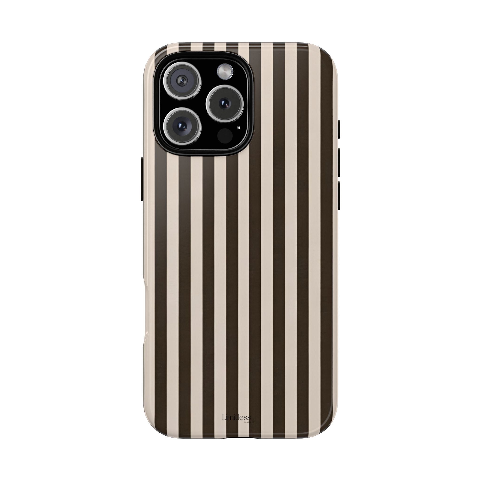 Striped Retro Brown Phone Case