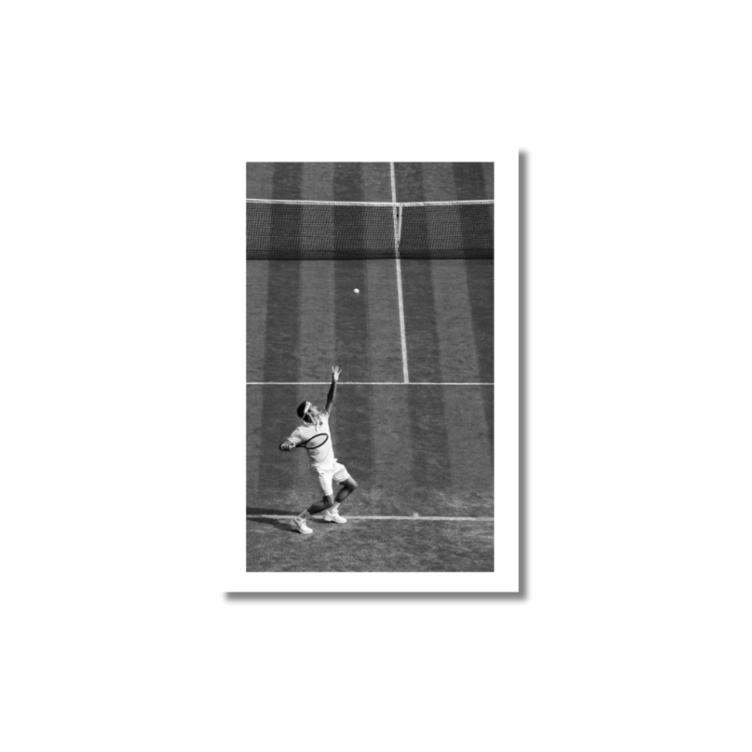 Black & White tennis - Poster