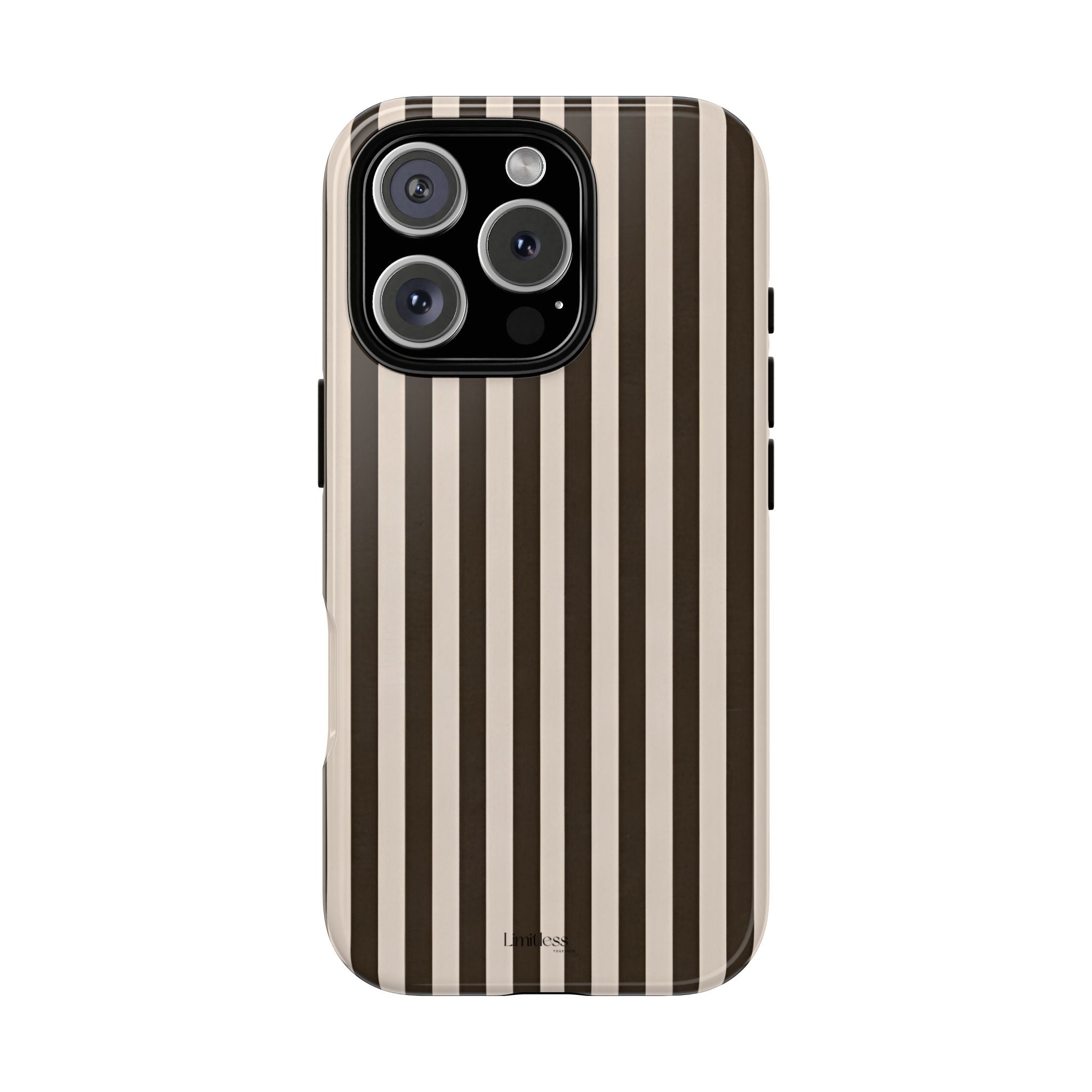 Striped Retro Brown Phone Case
