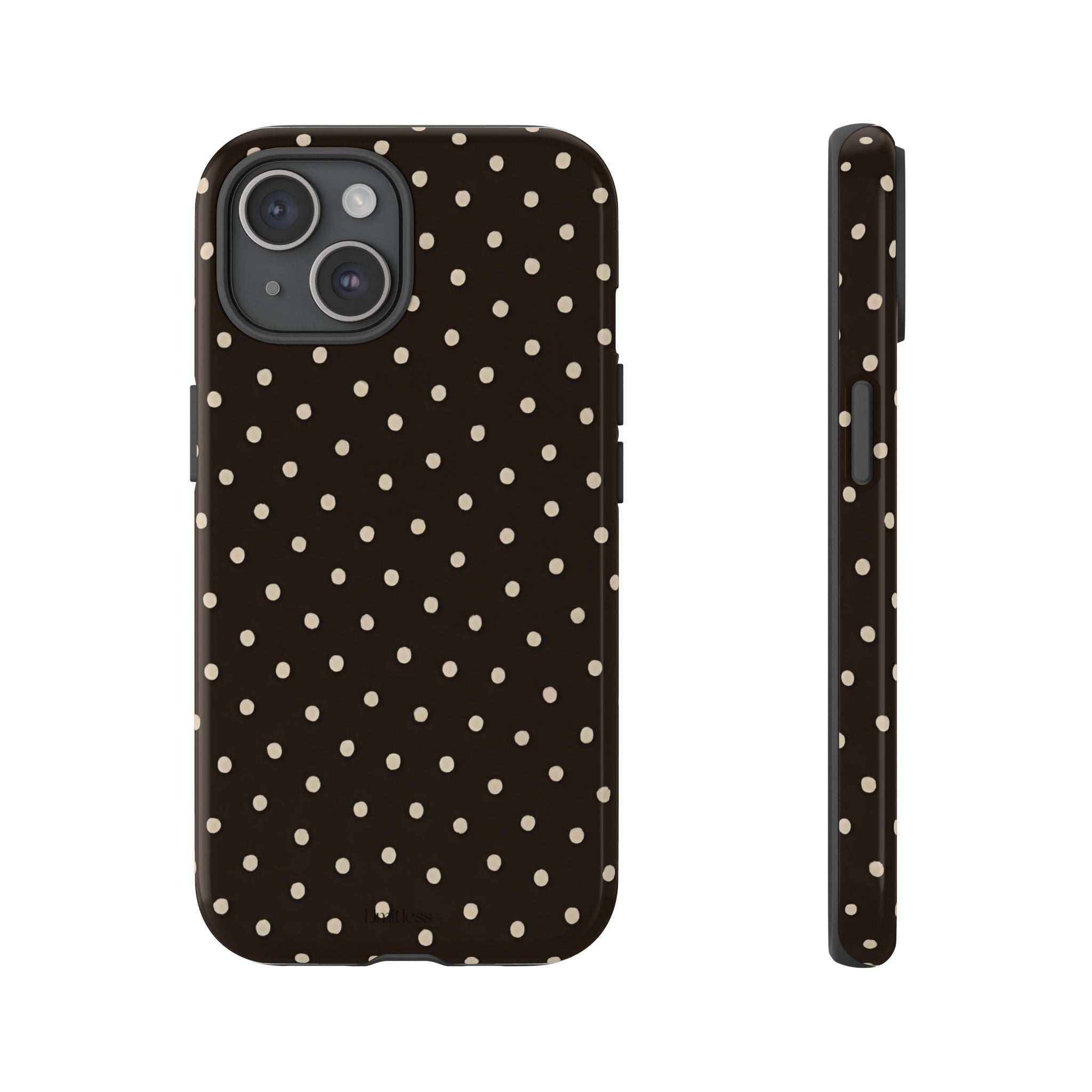Brown Polka Dot Phone Case