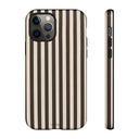 Striped Retro Brown Phone Case