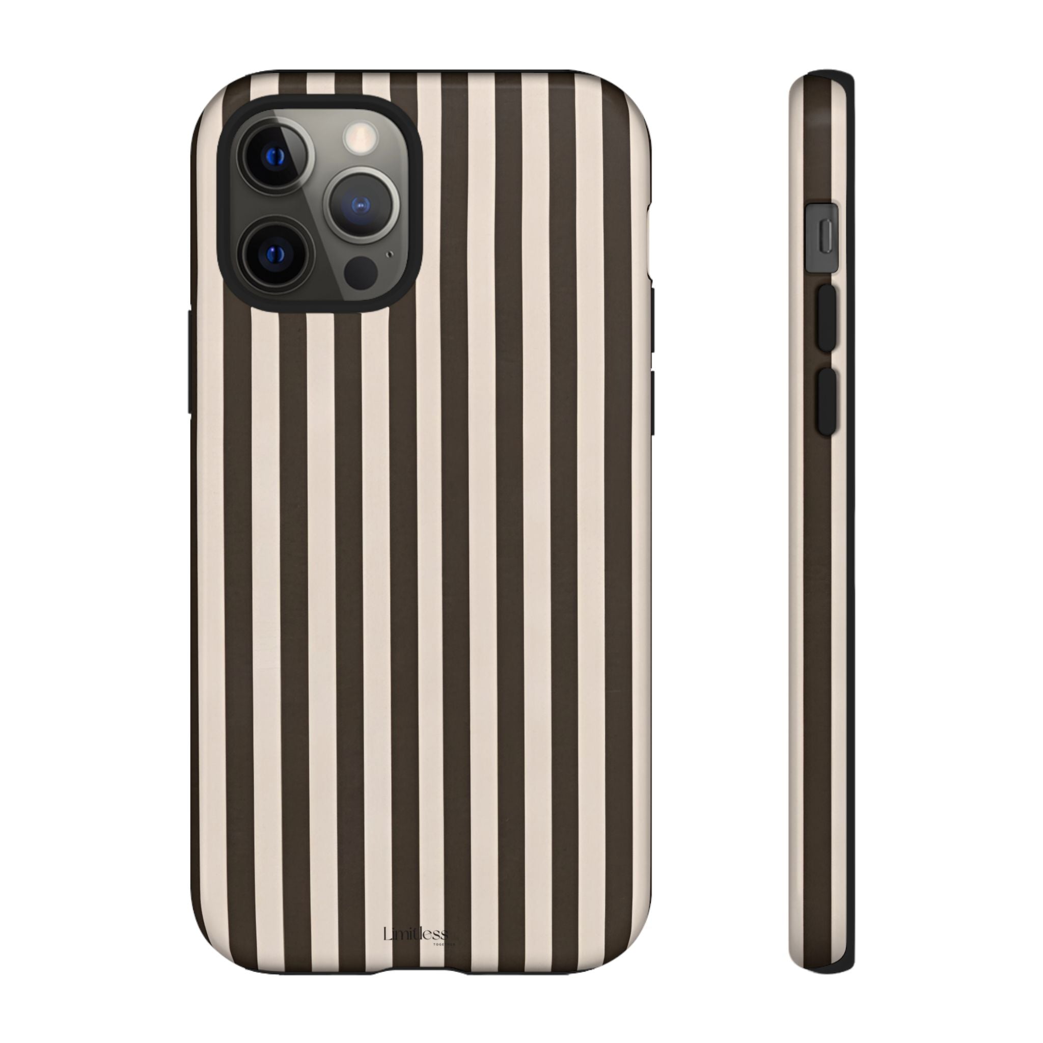 Striped Retro Brown Phone Case