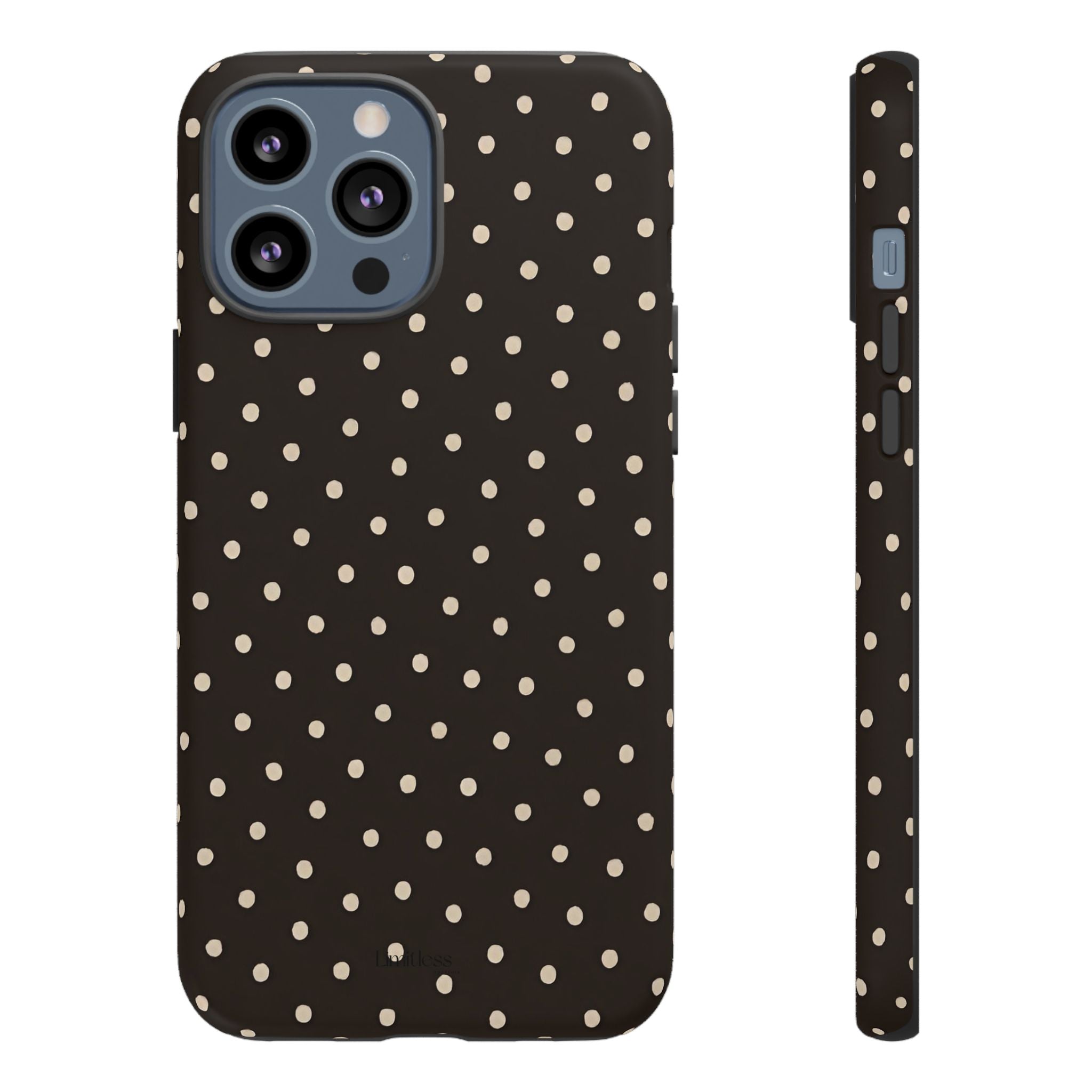 Brown Polka Dot Phone Case