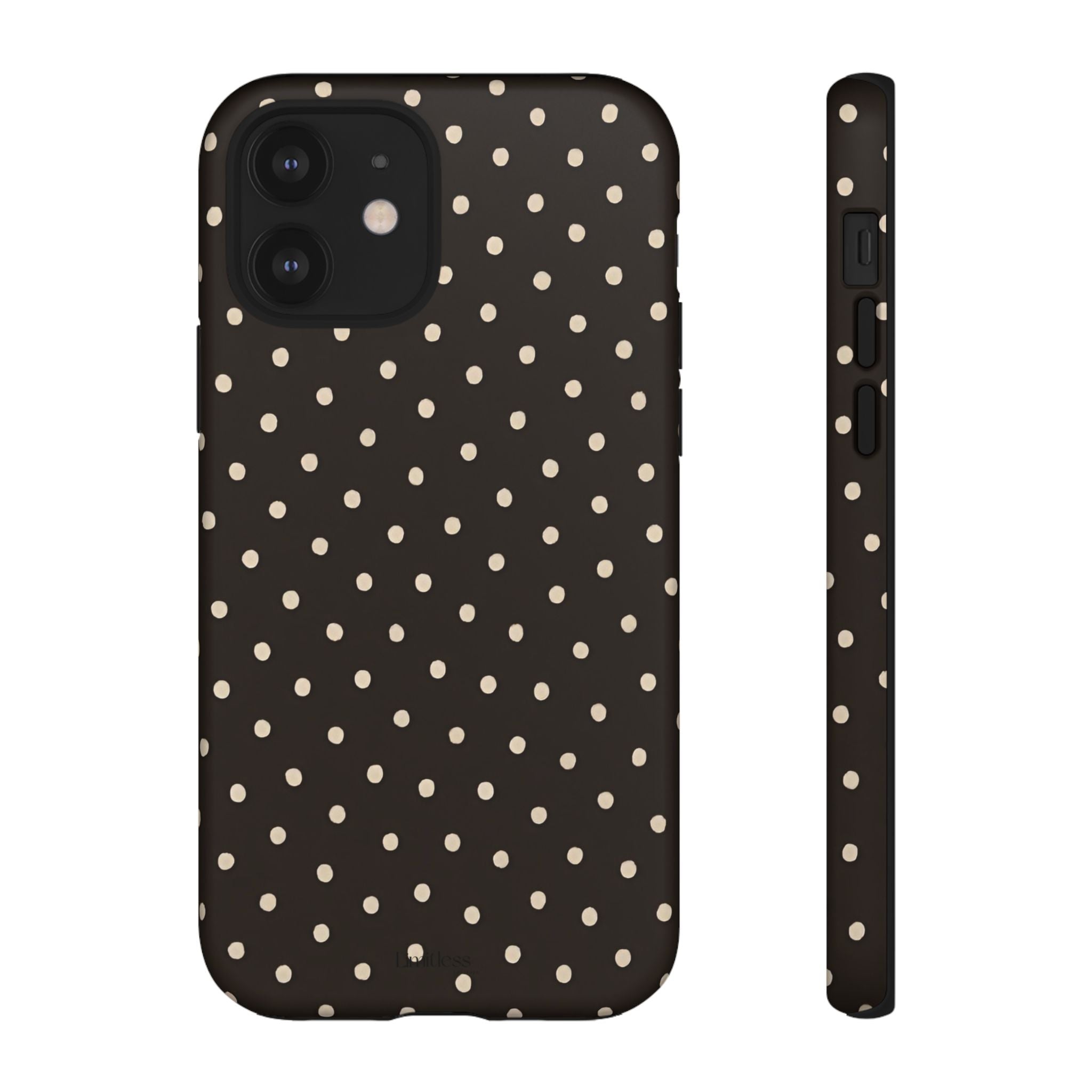 Brown Polka Dot Phone Case