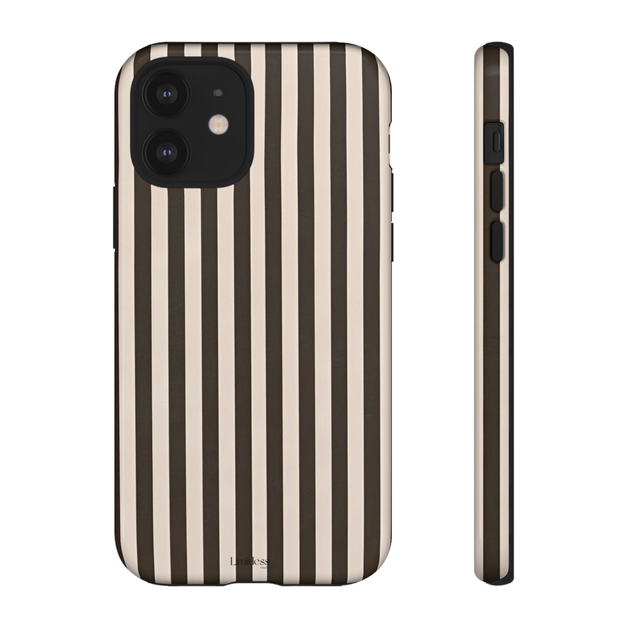 Striped Retro Brown Phone Case