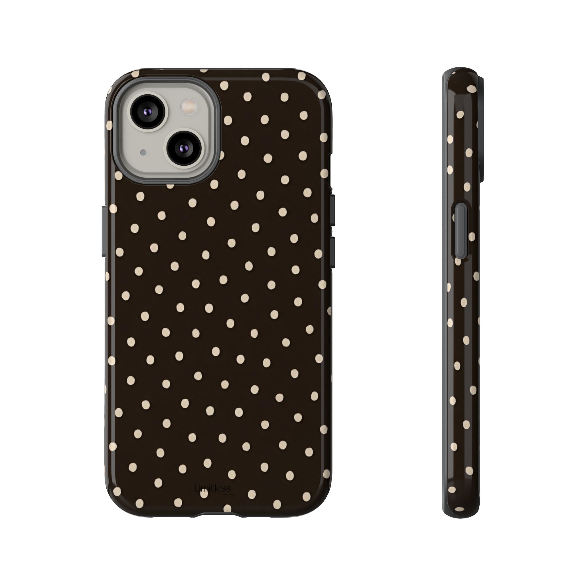 Brown Polka Dot Phone Case