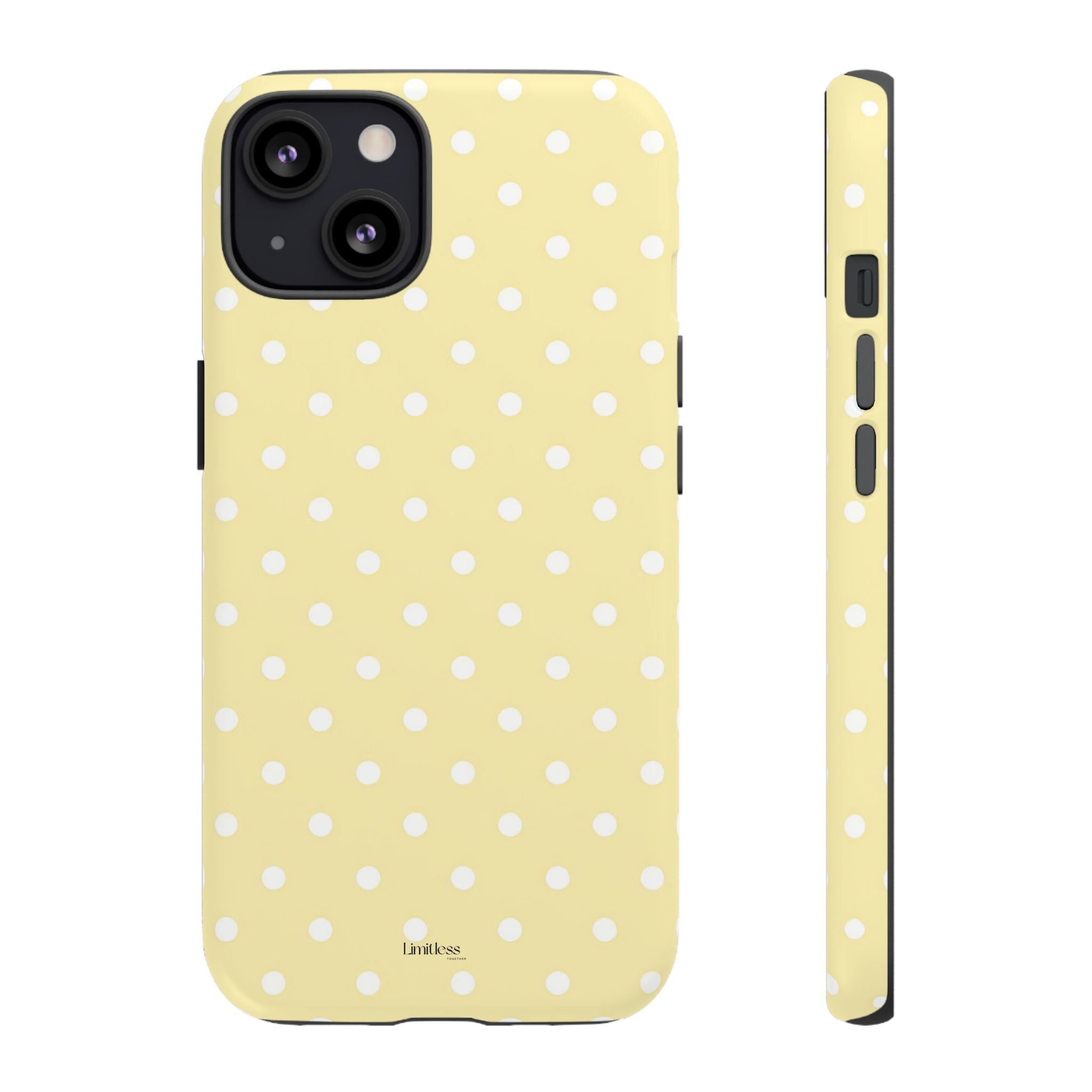 Polka Dot Yellow Phone Case