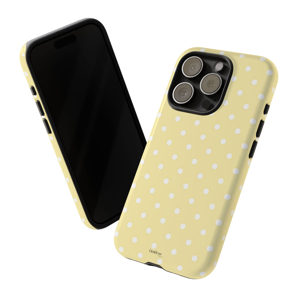 Polka Dot Yellow Phone Case