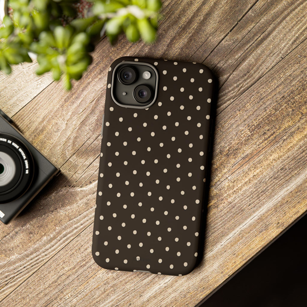 Brown Polka Dot Phone Case