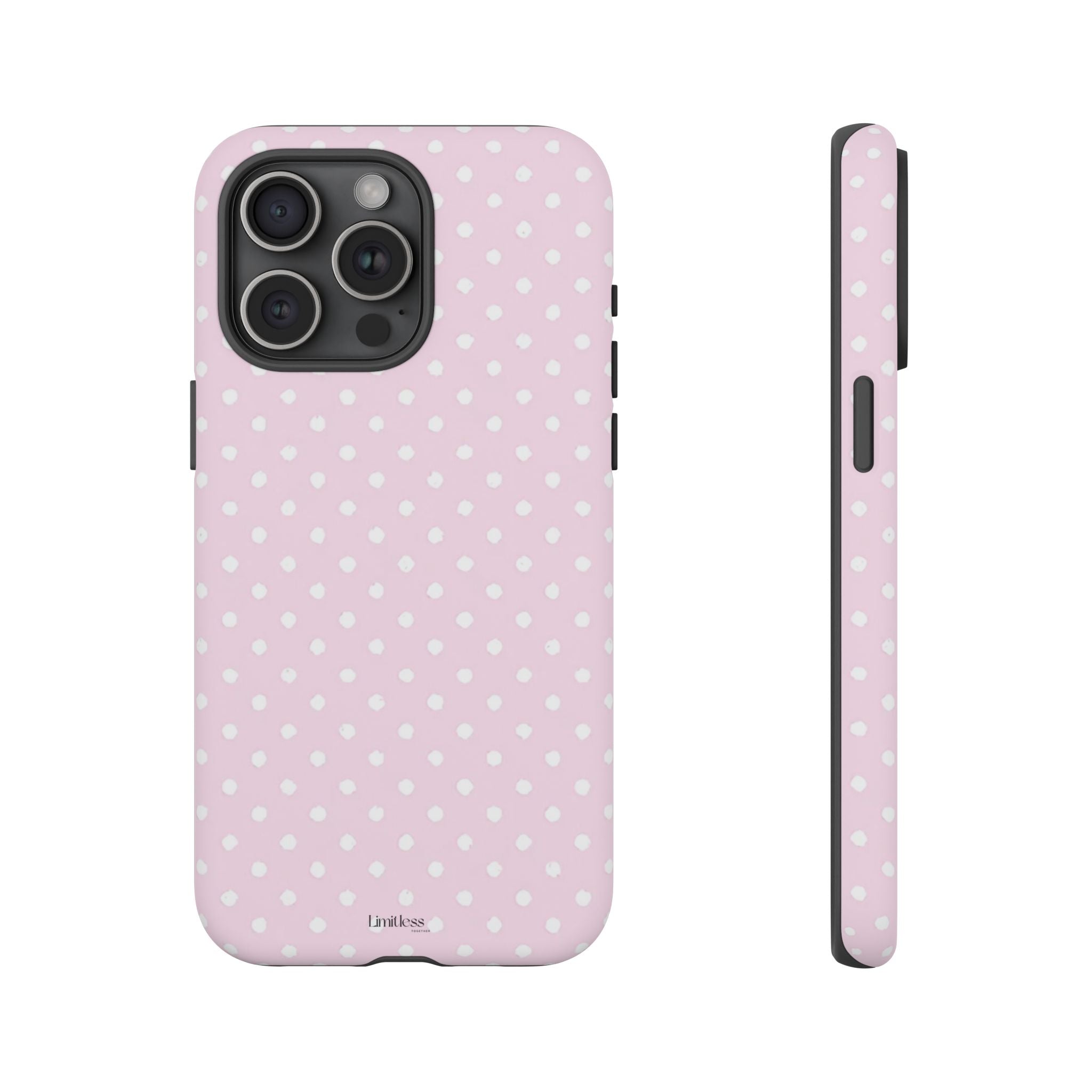 Pink Polka Dot Phone Case