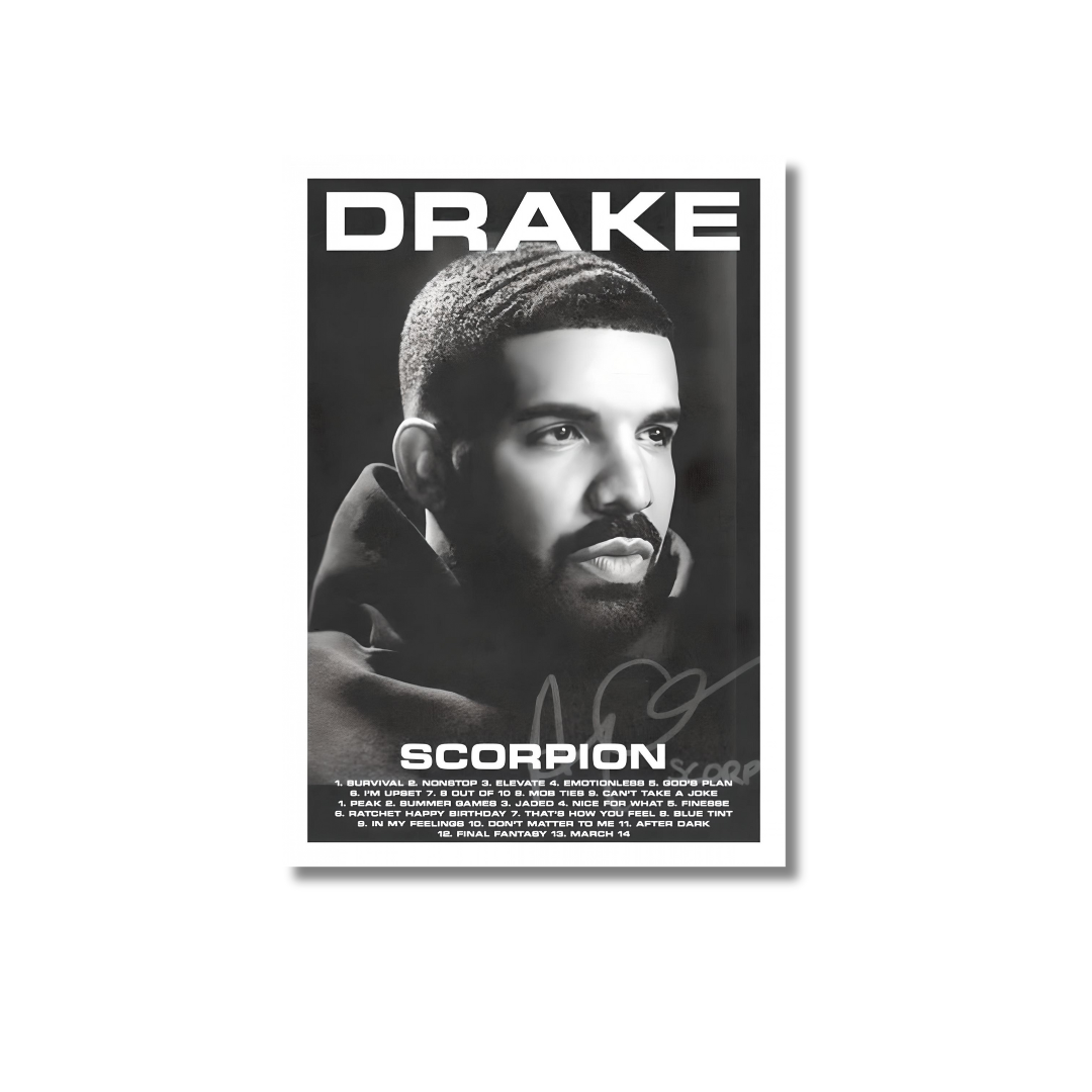 Drake: Scorpion album - Poster